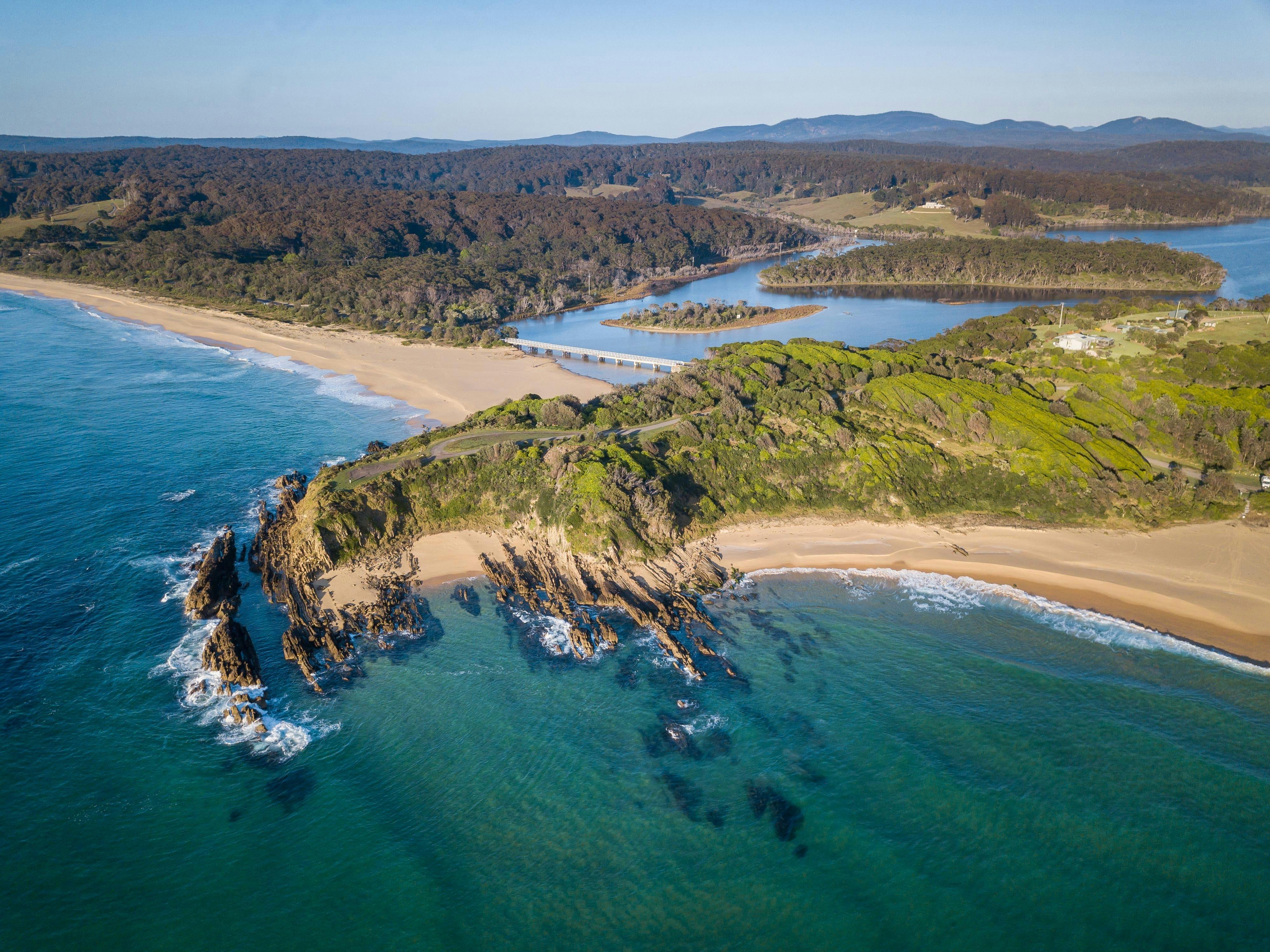 Baragoot Beach, Bermagui, Sapphire Coast, beaches, surfing, swimming, south coast