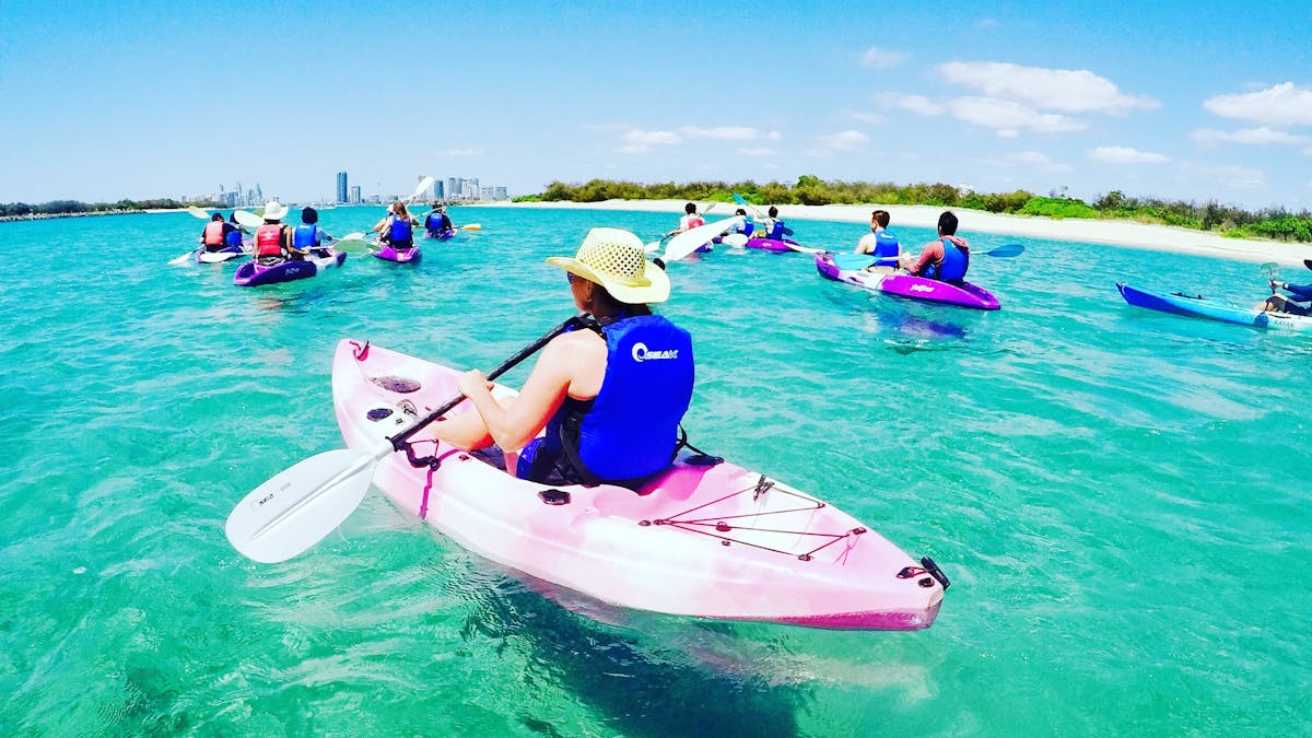 Kayaking on the Broadwater