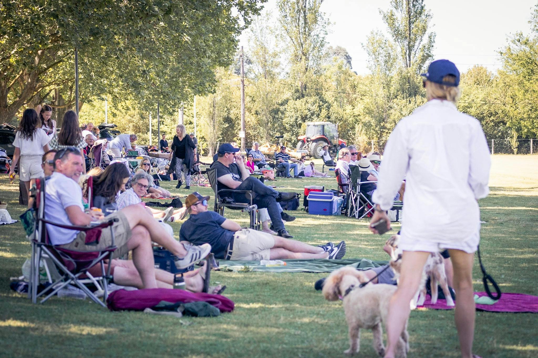 Spectators at Windsor Polo Club