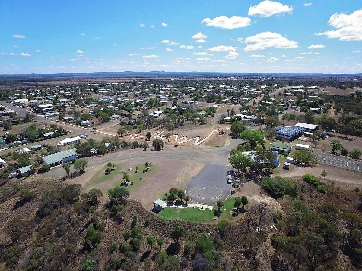 Overhead view of Taroom Overhead view of Taroom