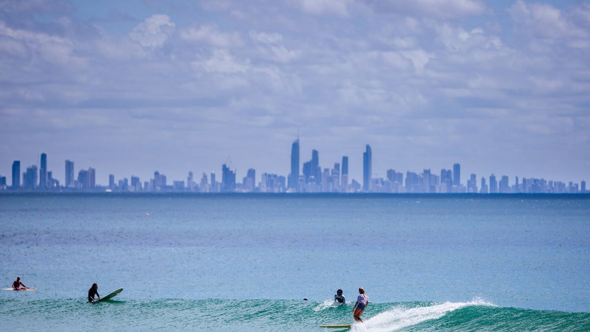 View of the Gold Coast from Kirra Point