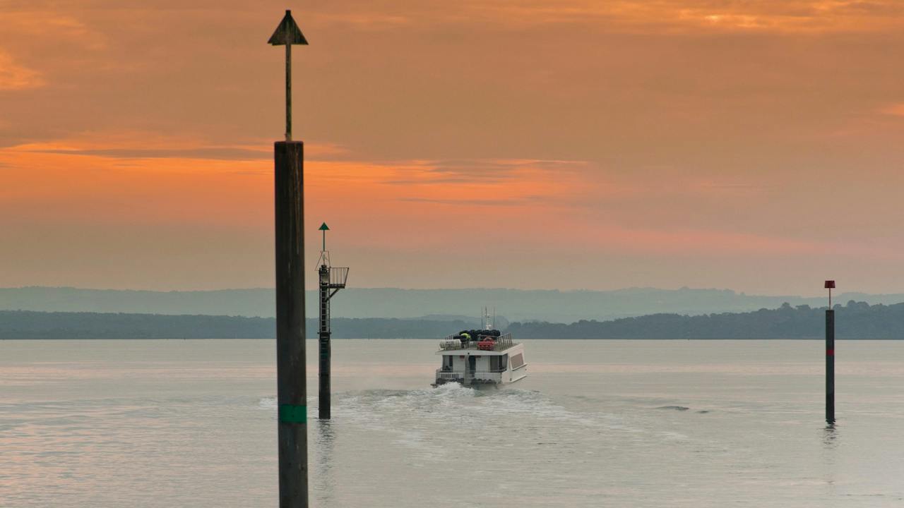 Boating on Western Port