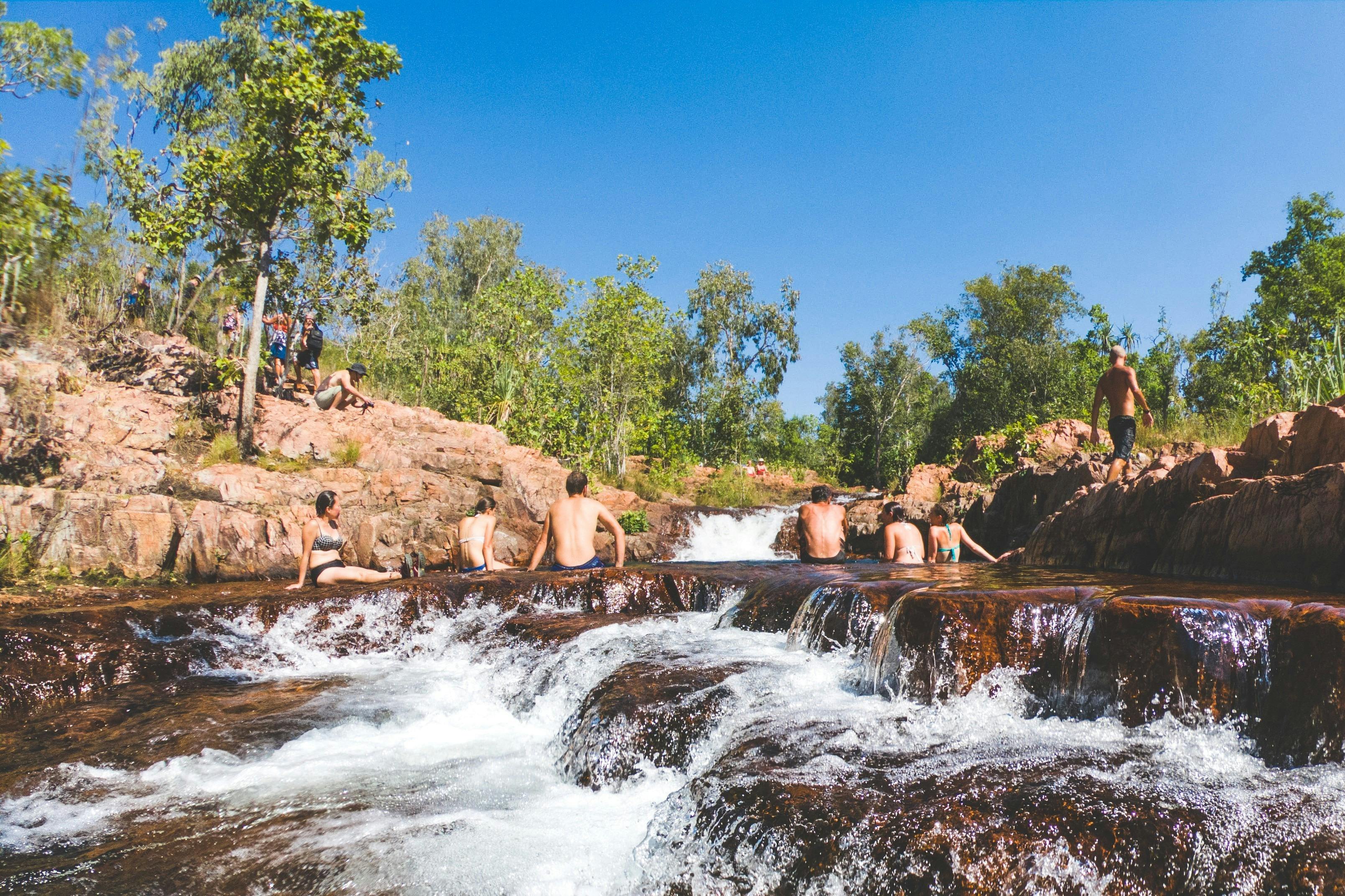Litchfield NP Relaxing at Buley Rockhole Tourism NT