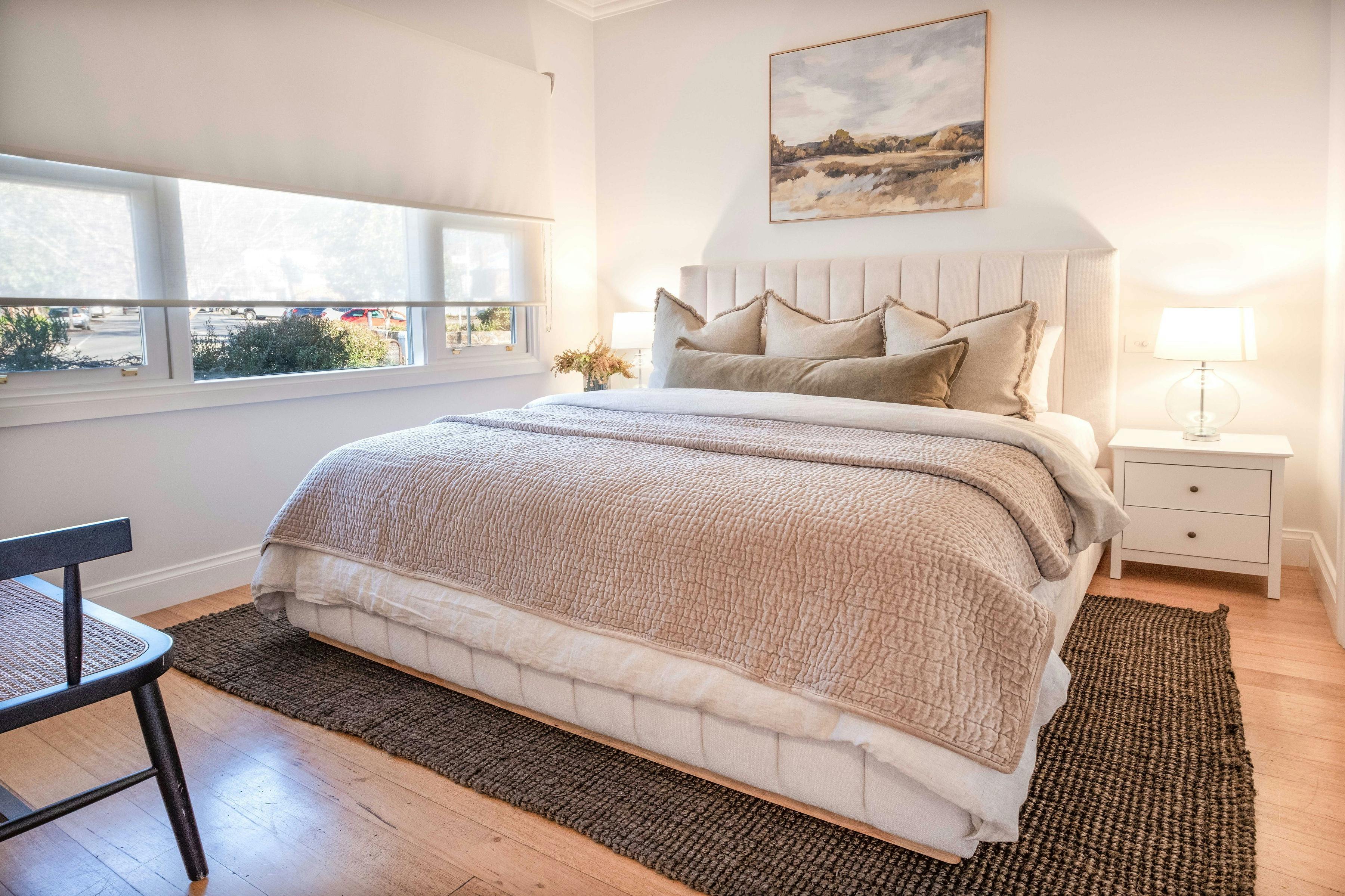 Corner Cottage Bright Bedroom master