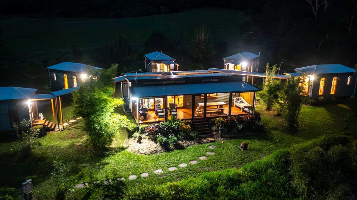Private and nestled in nature