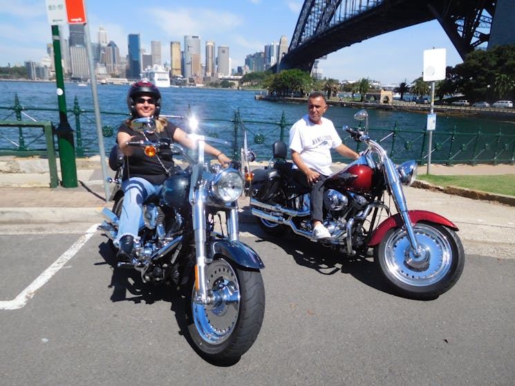 A Harley tour with friends is a fun adventure! We can organise a mixture of trikes and Harleys as we