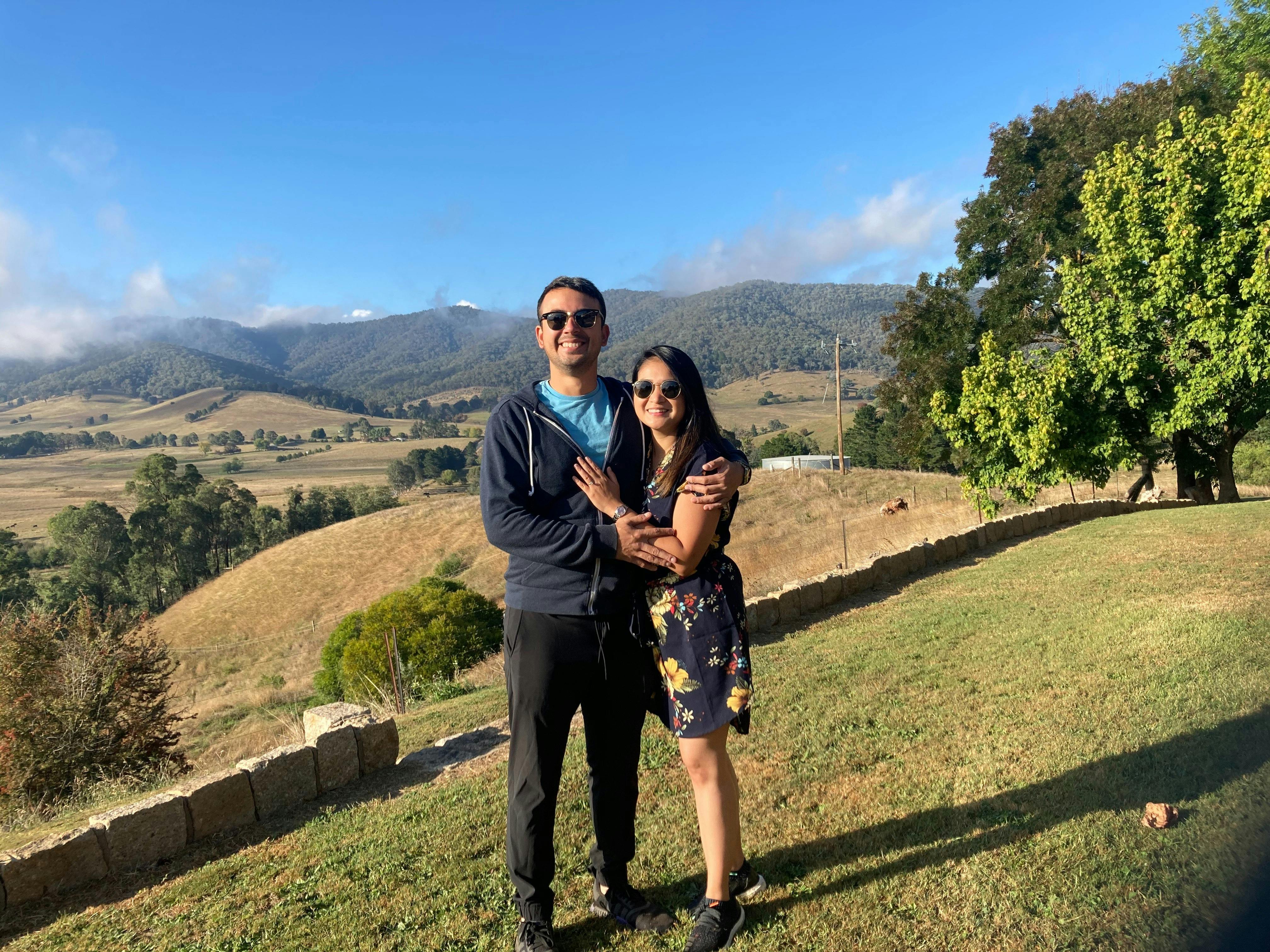 Proposal in Rosewhite House garden