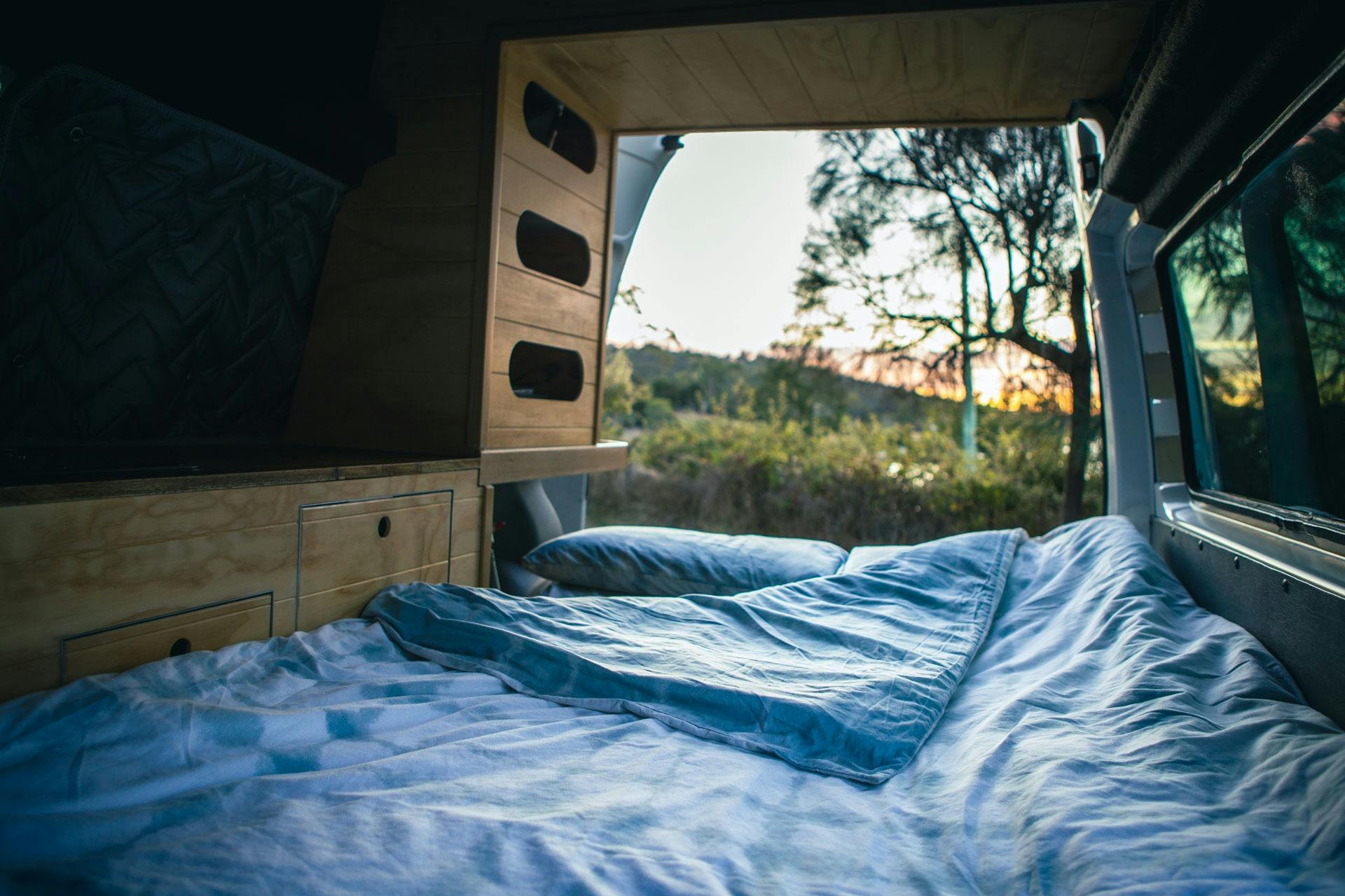 Campervan bedroom