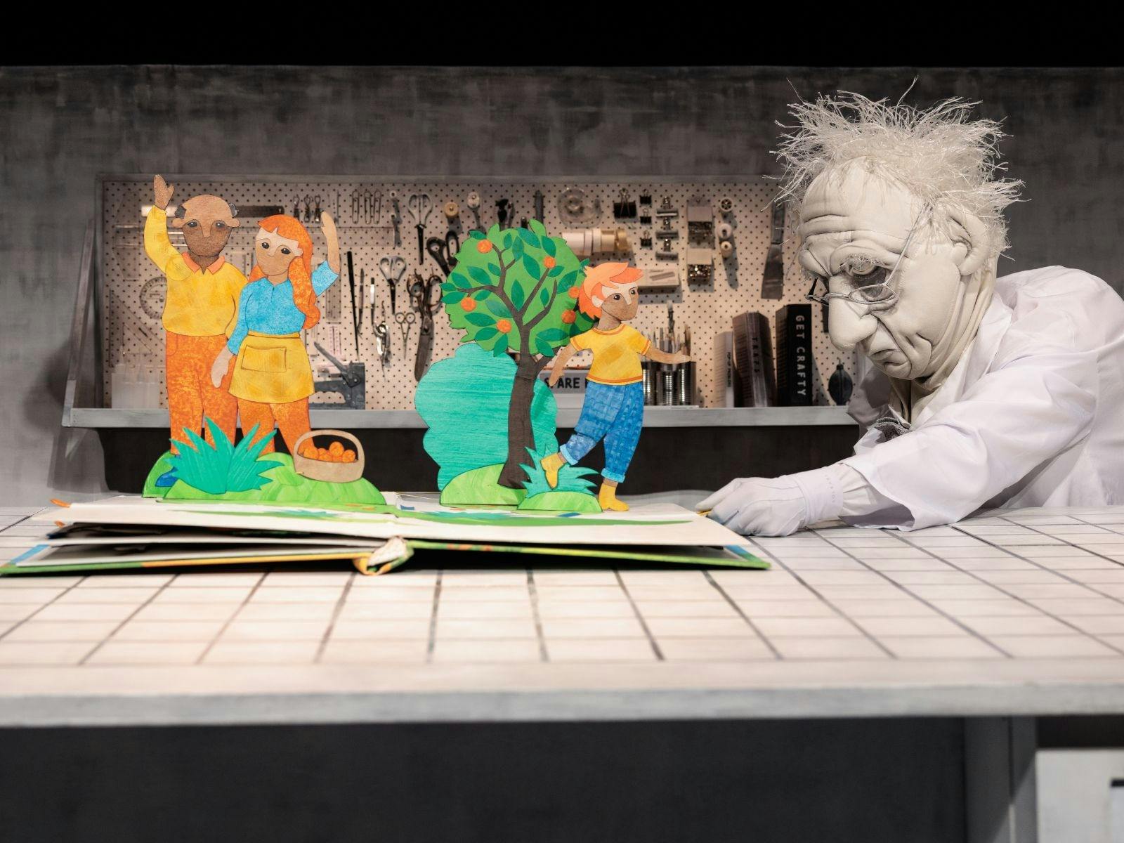 A puppet from The Paper Escaper