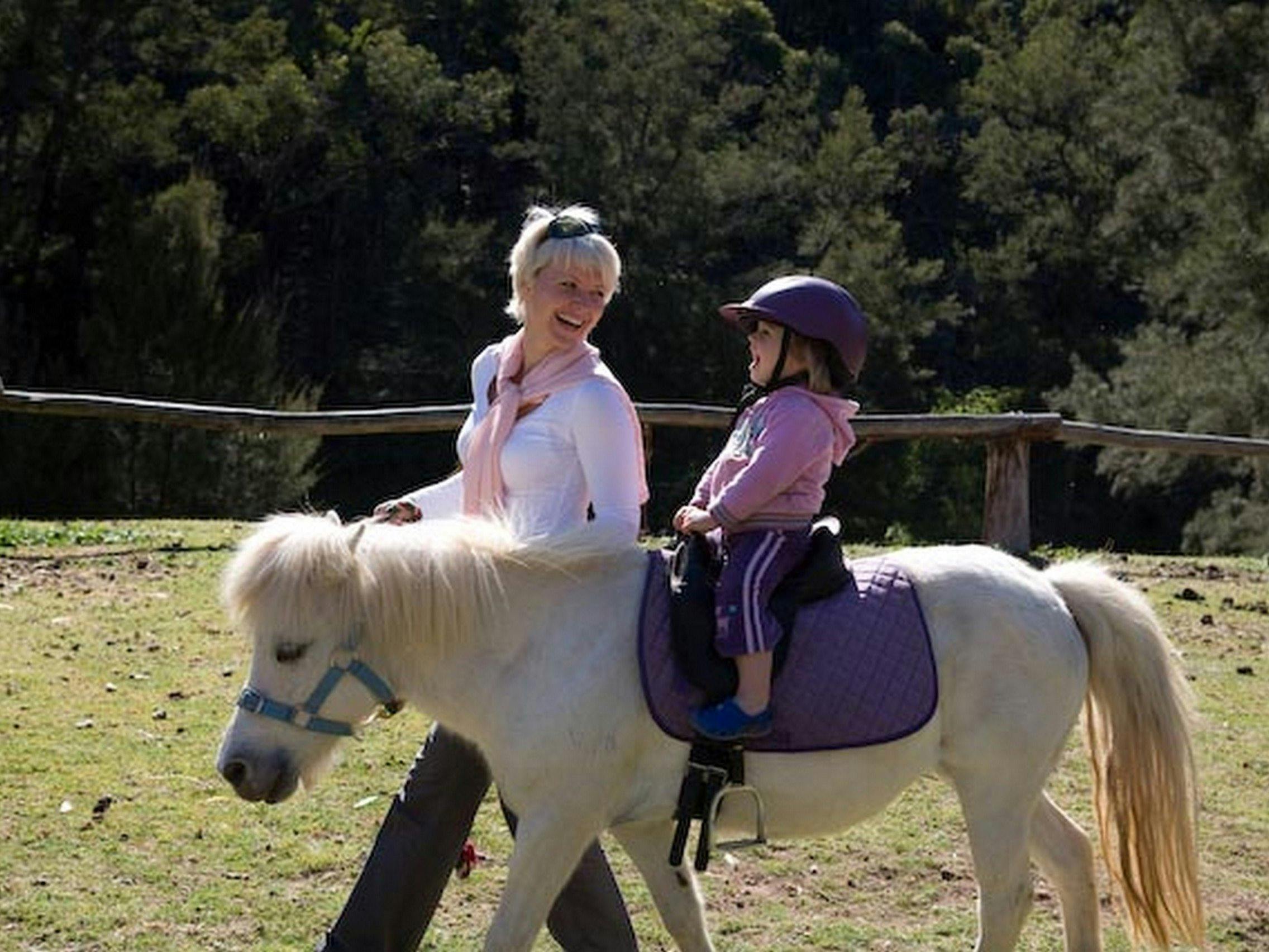 Little Pony Horserides in the Country