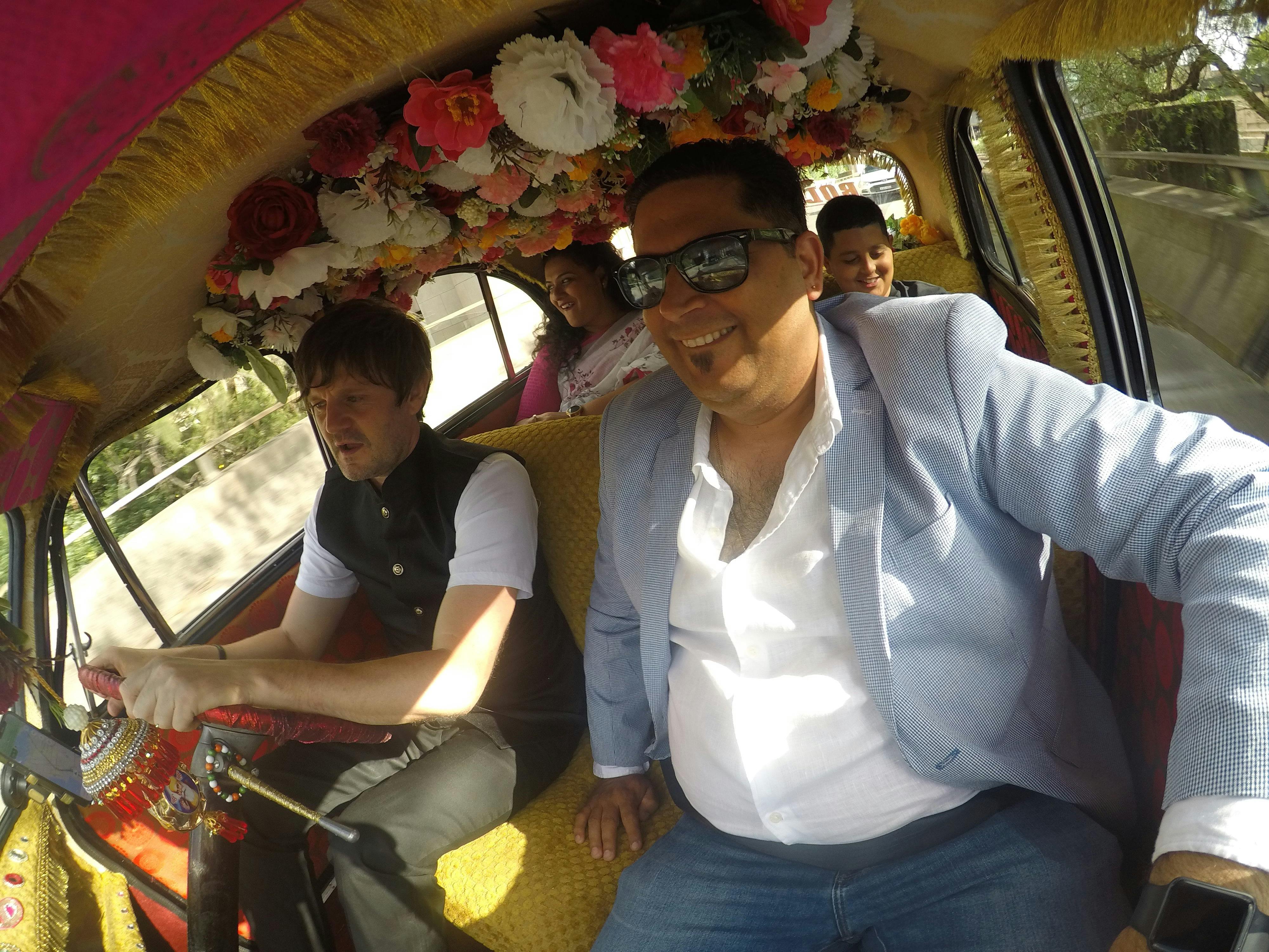 Inside the Indian Taxi