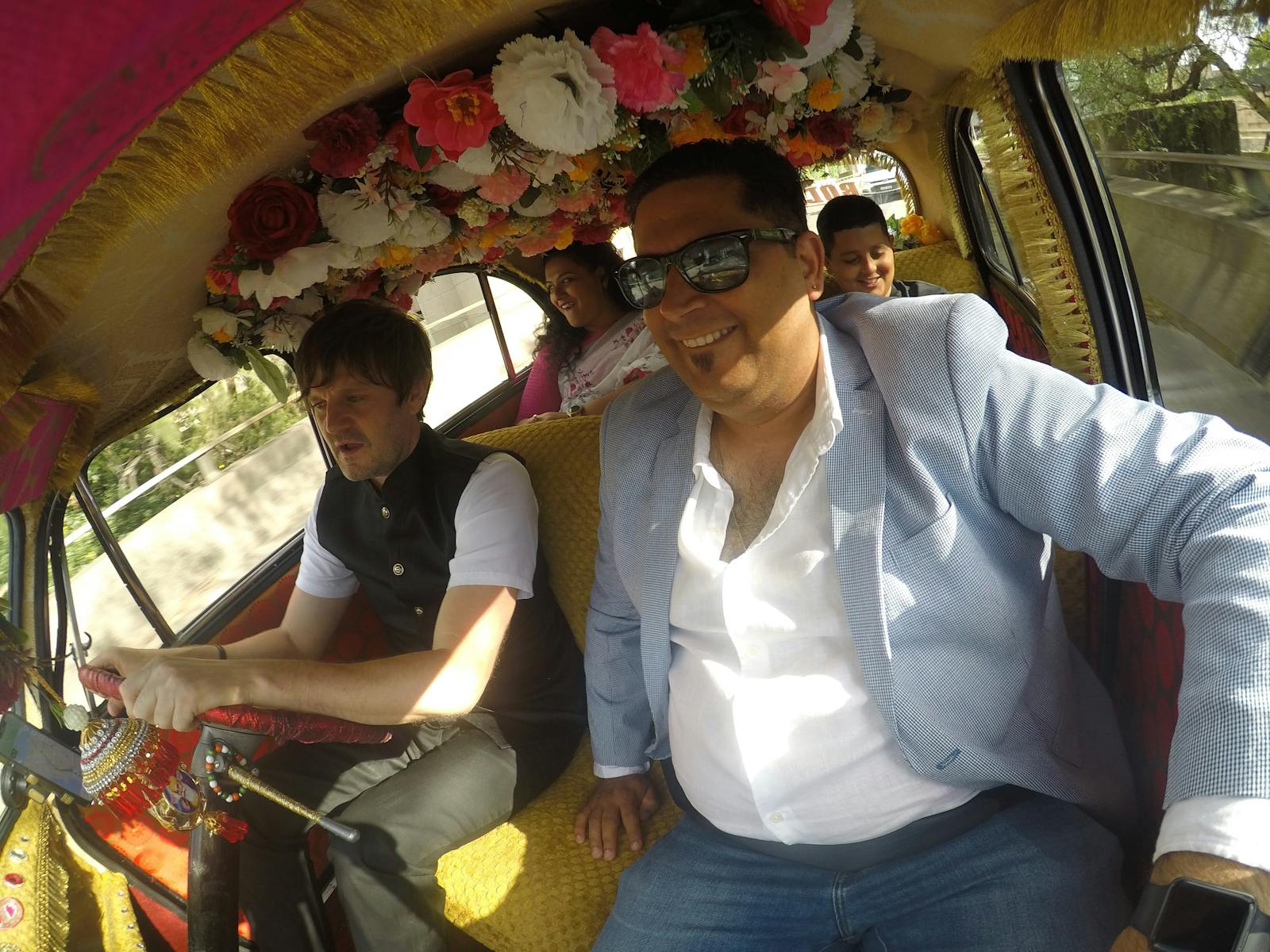 Inside the Indian Taxi