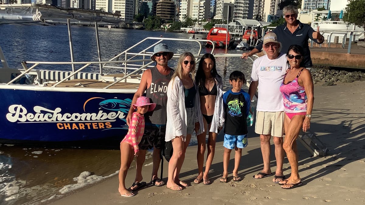 Beach pickup from central Surfers Paradise