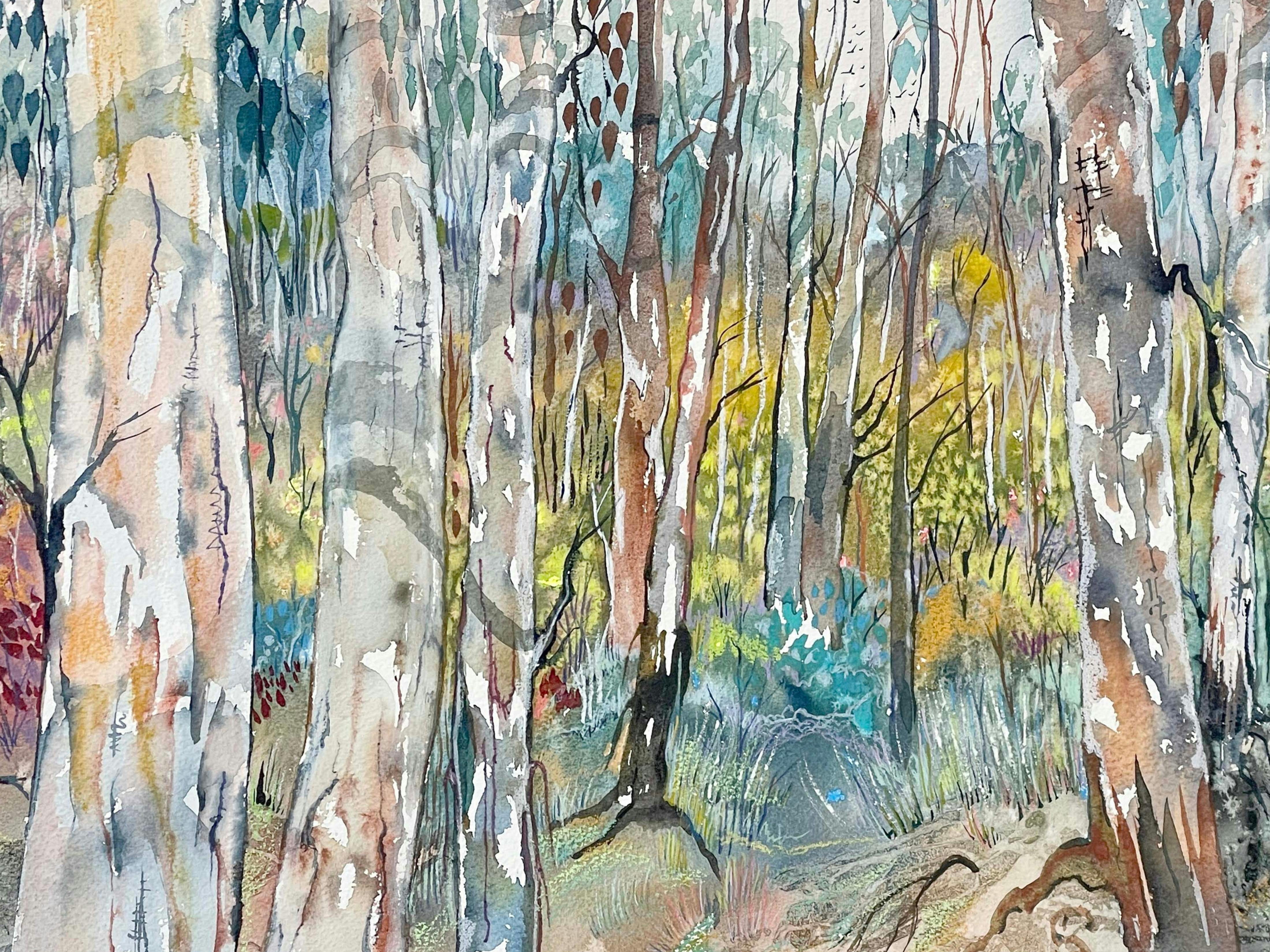 Forest watercolour