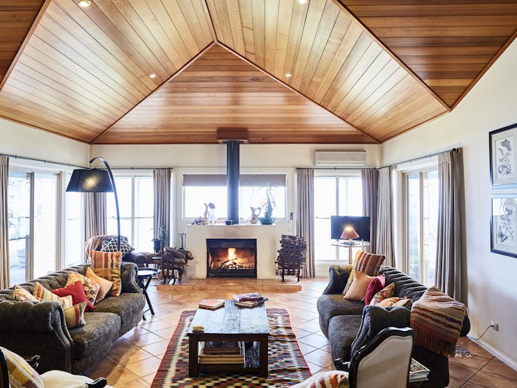 Rosby Guesthouse Living Room with open fire