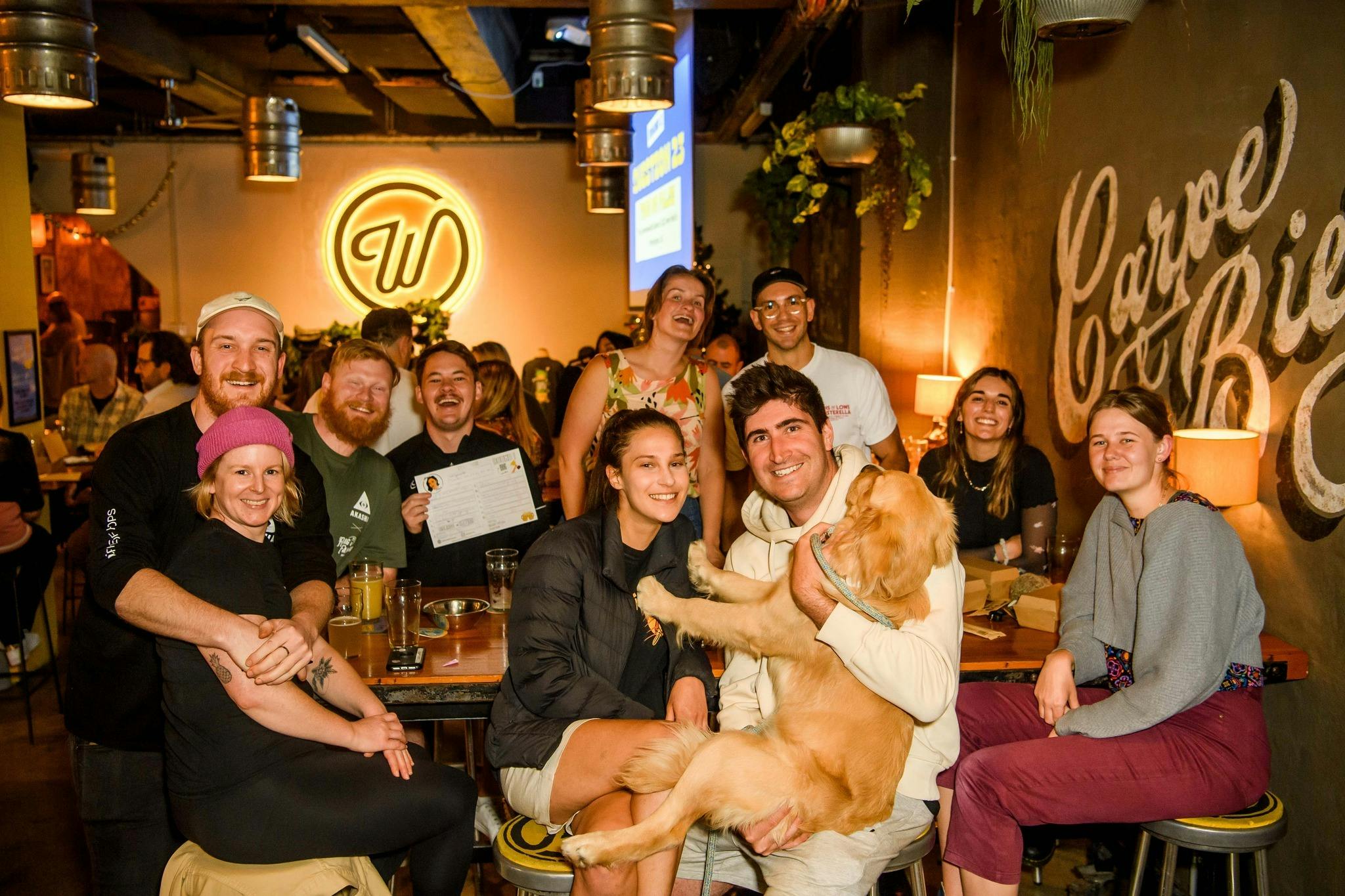 Wayward Brewing 位於坎珀當的酒吧間