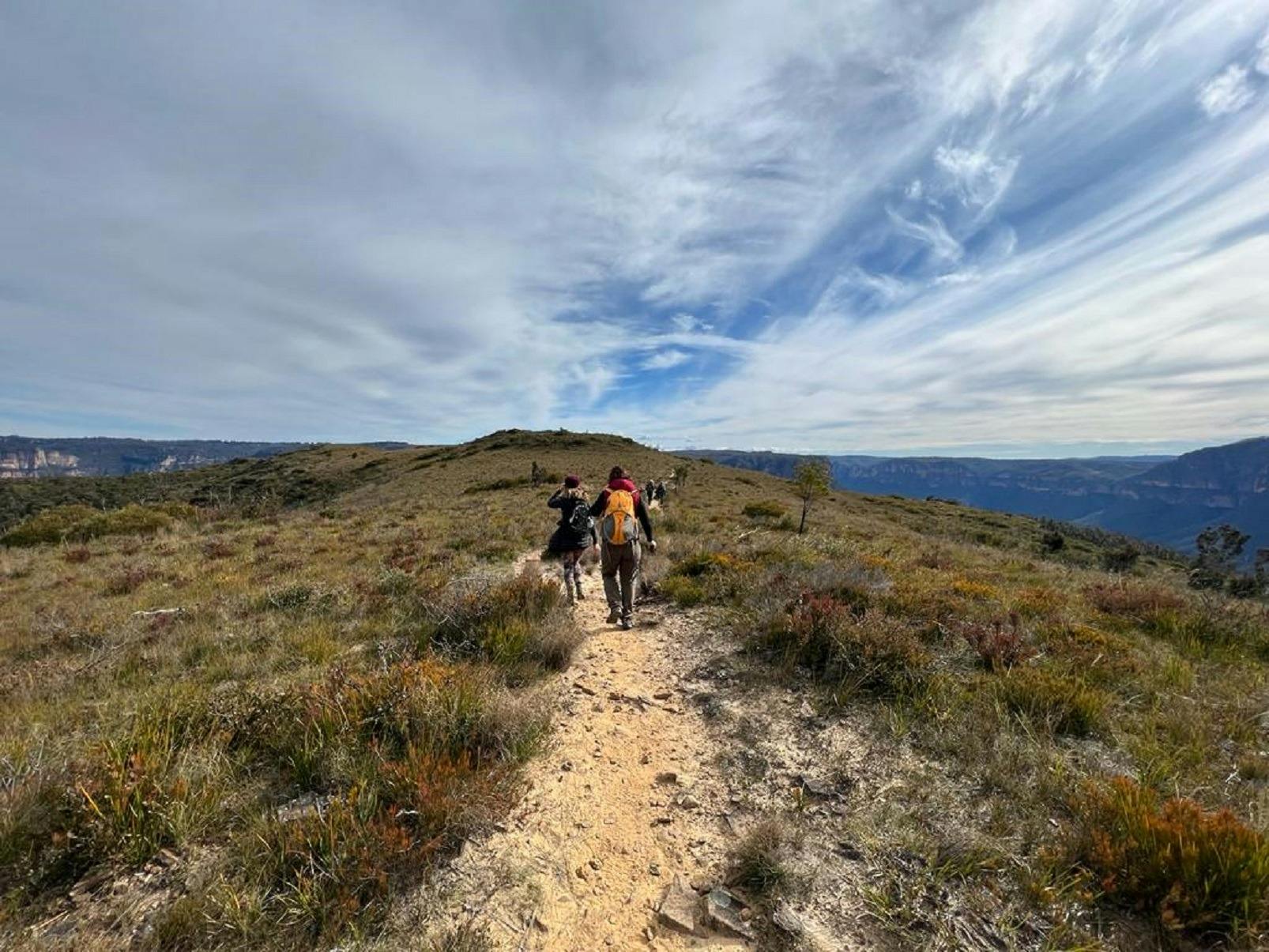 Blue Mountains hiking group photo