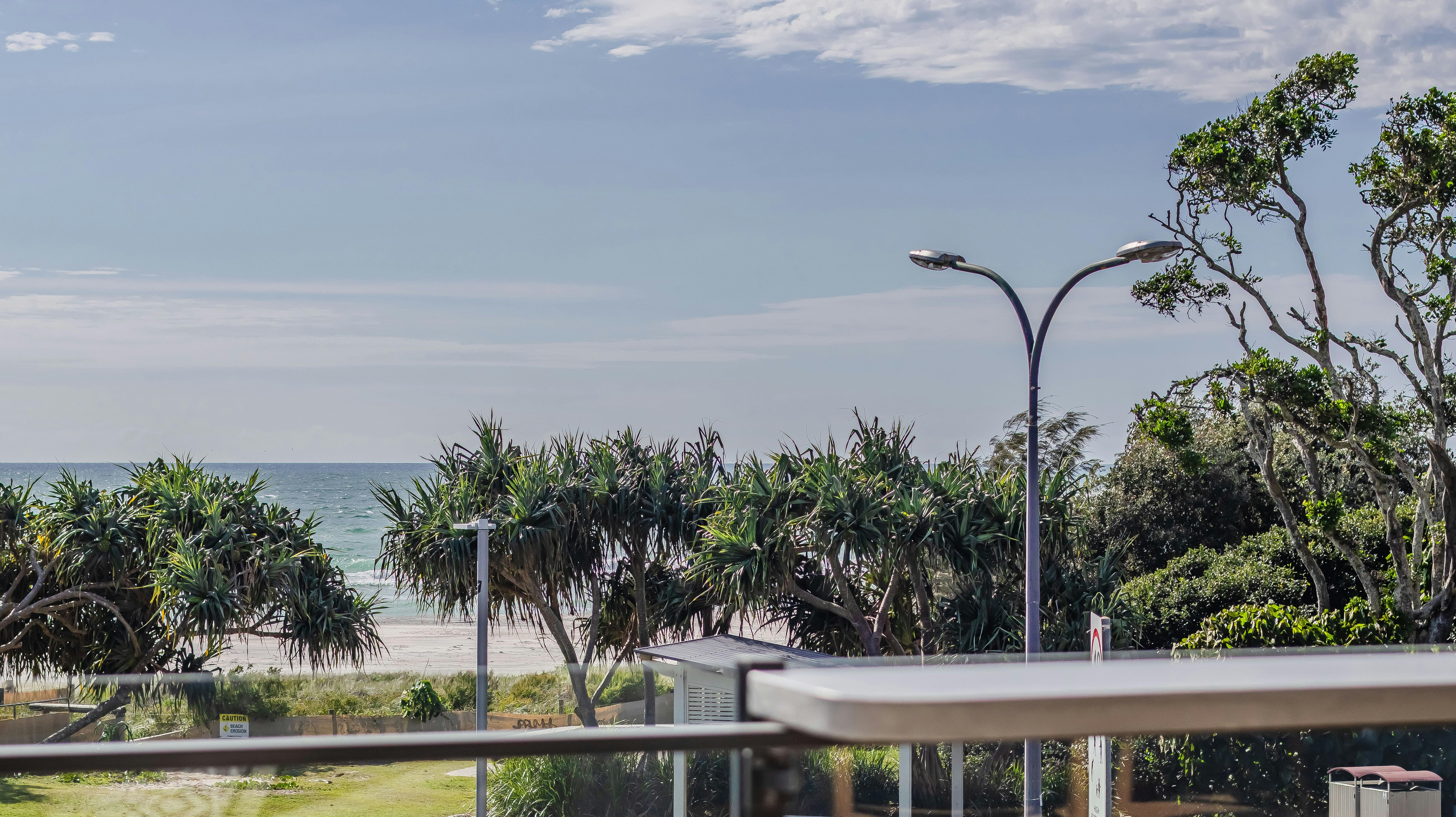 Beautiful Balcony with Ocean View- Beachfront Apartment