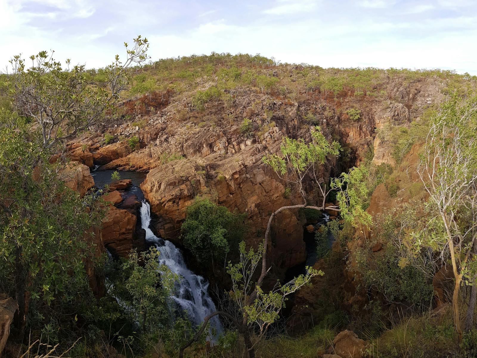 Stunning waterfalls along the trail