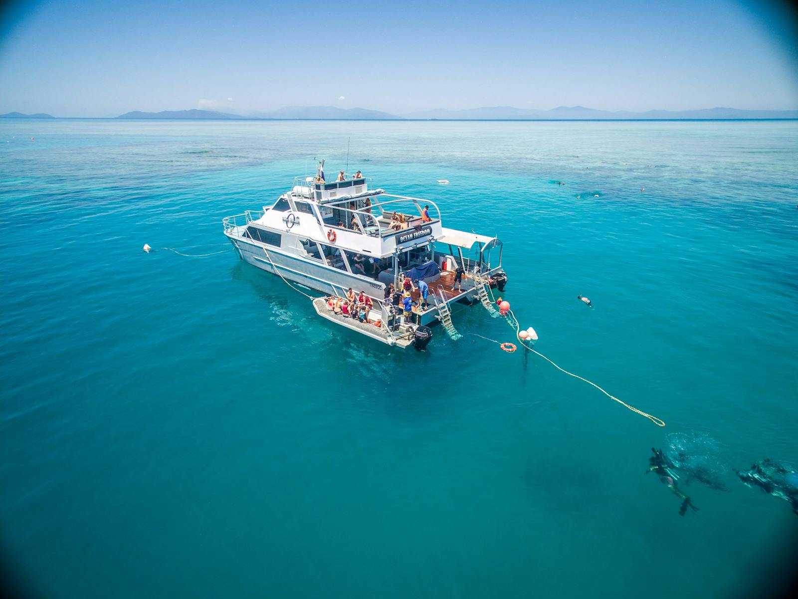 Ocean Freedom - Returning divers