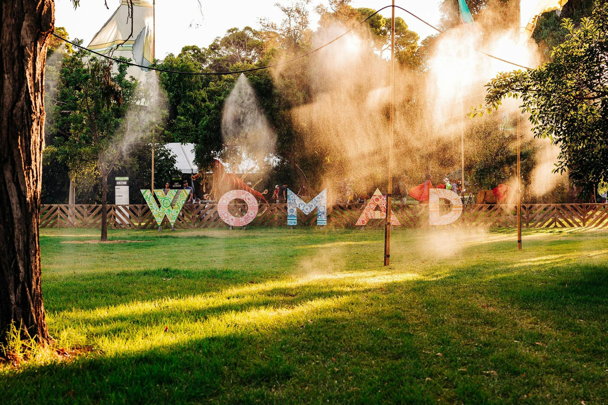 Cedric Varcoe deisgned WOMAD letters