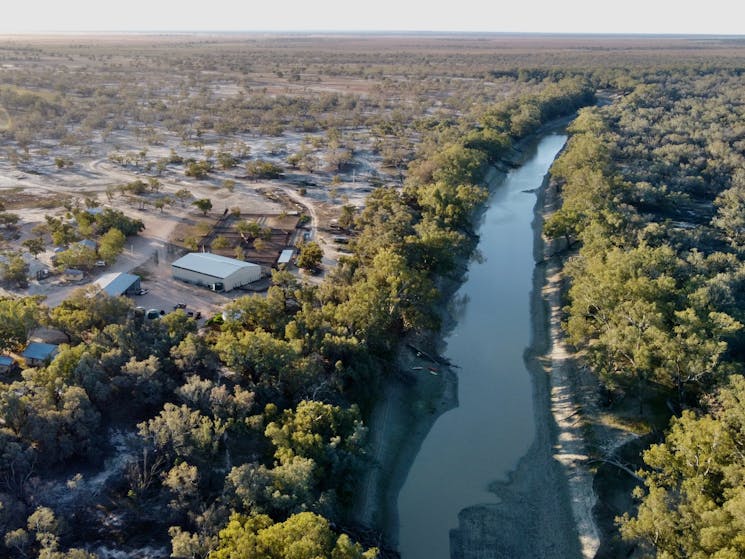 Darling River outback NSW campsites at Trilby Station