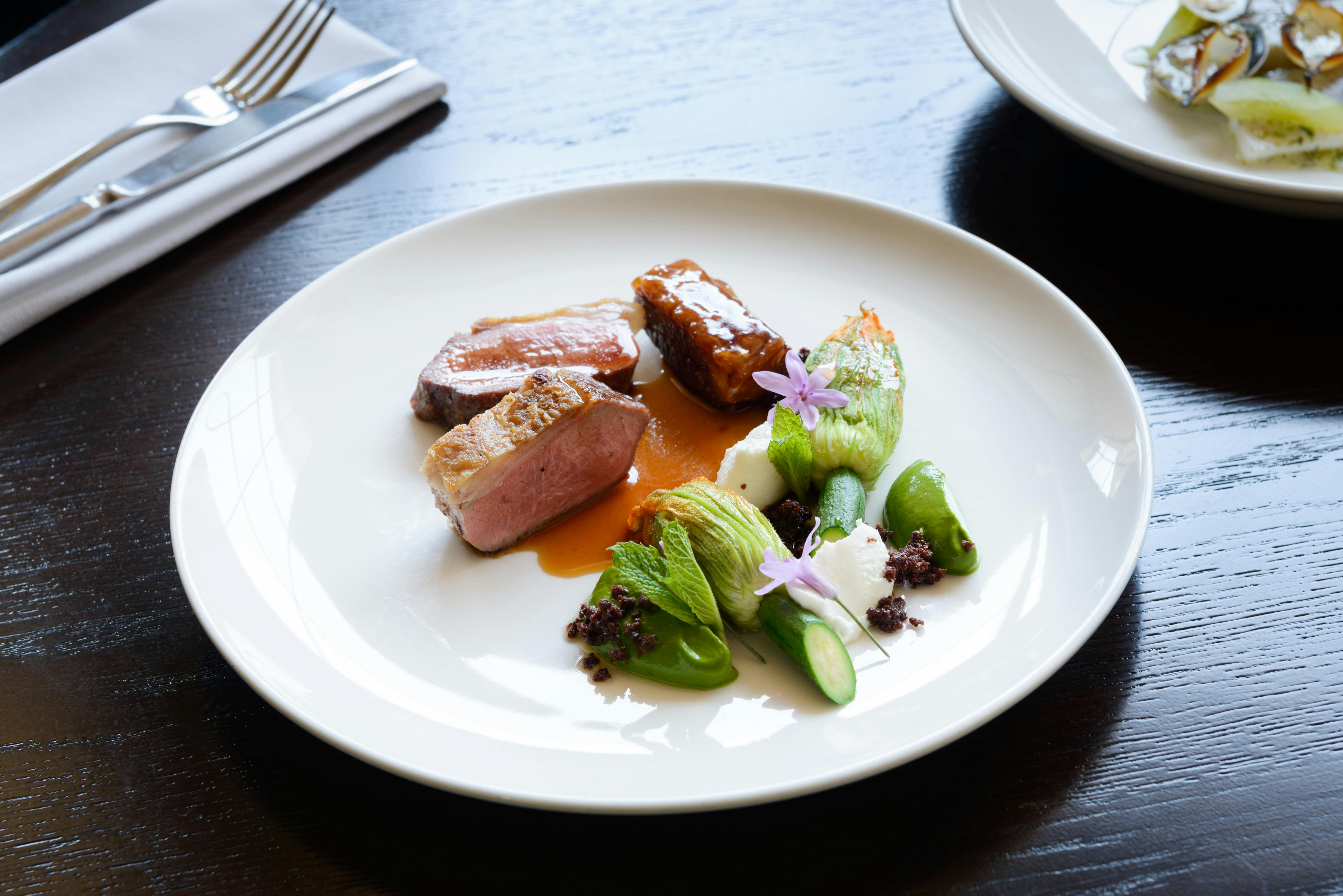 Lamb & summer vegetables