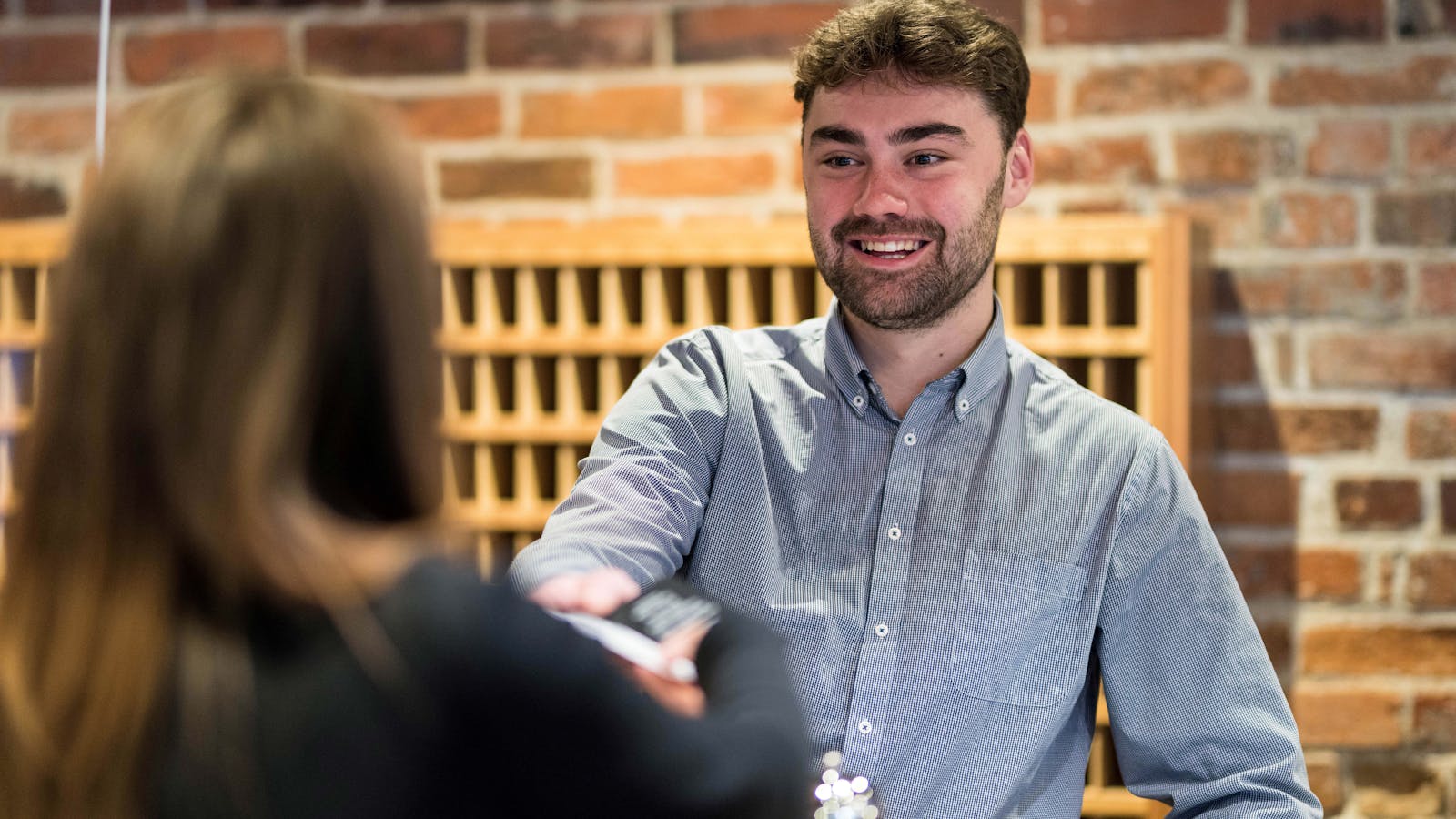 Checking In at Reception