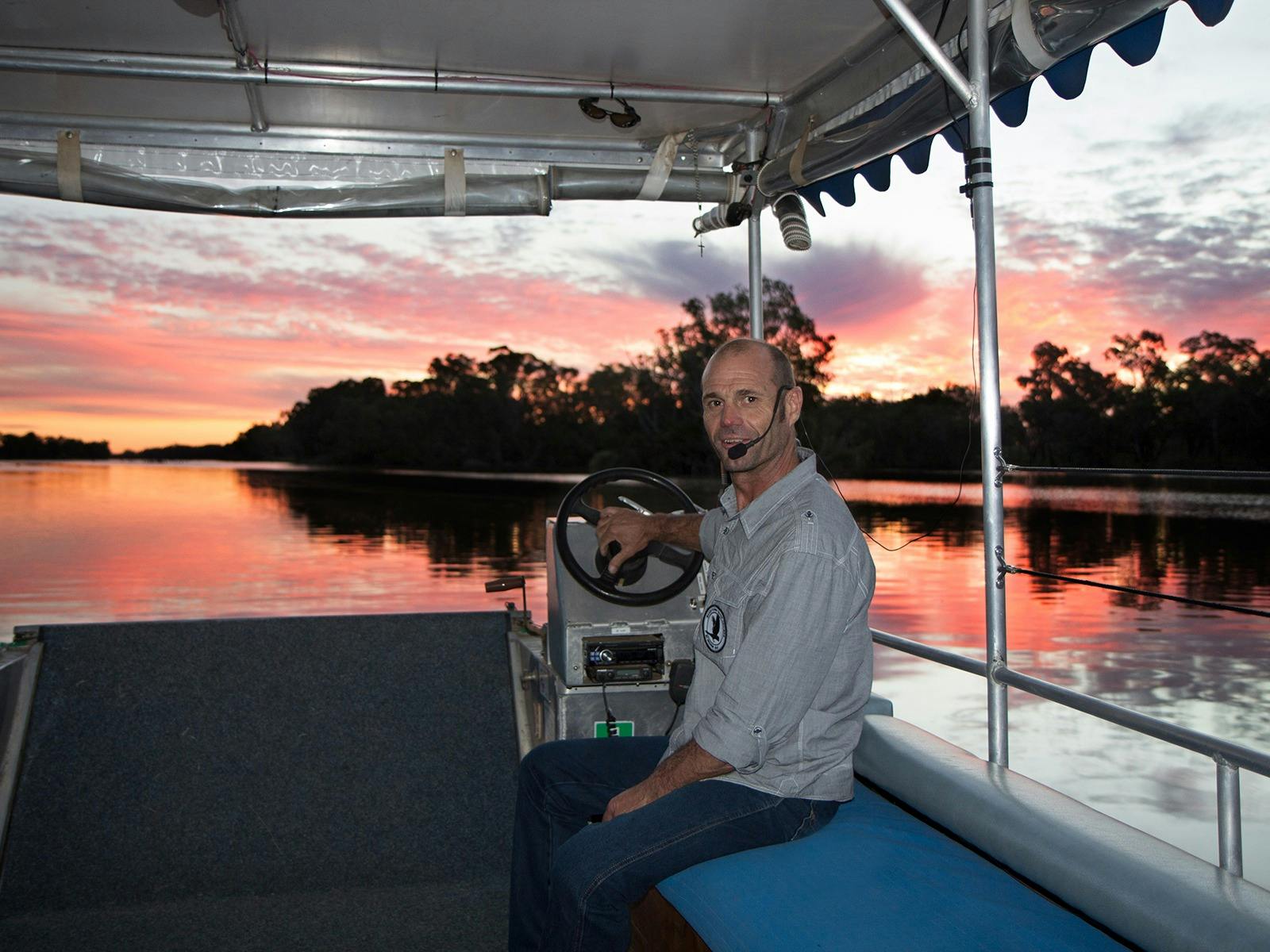 Guided Sunset Cruise on the Balonne