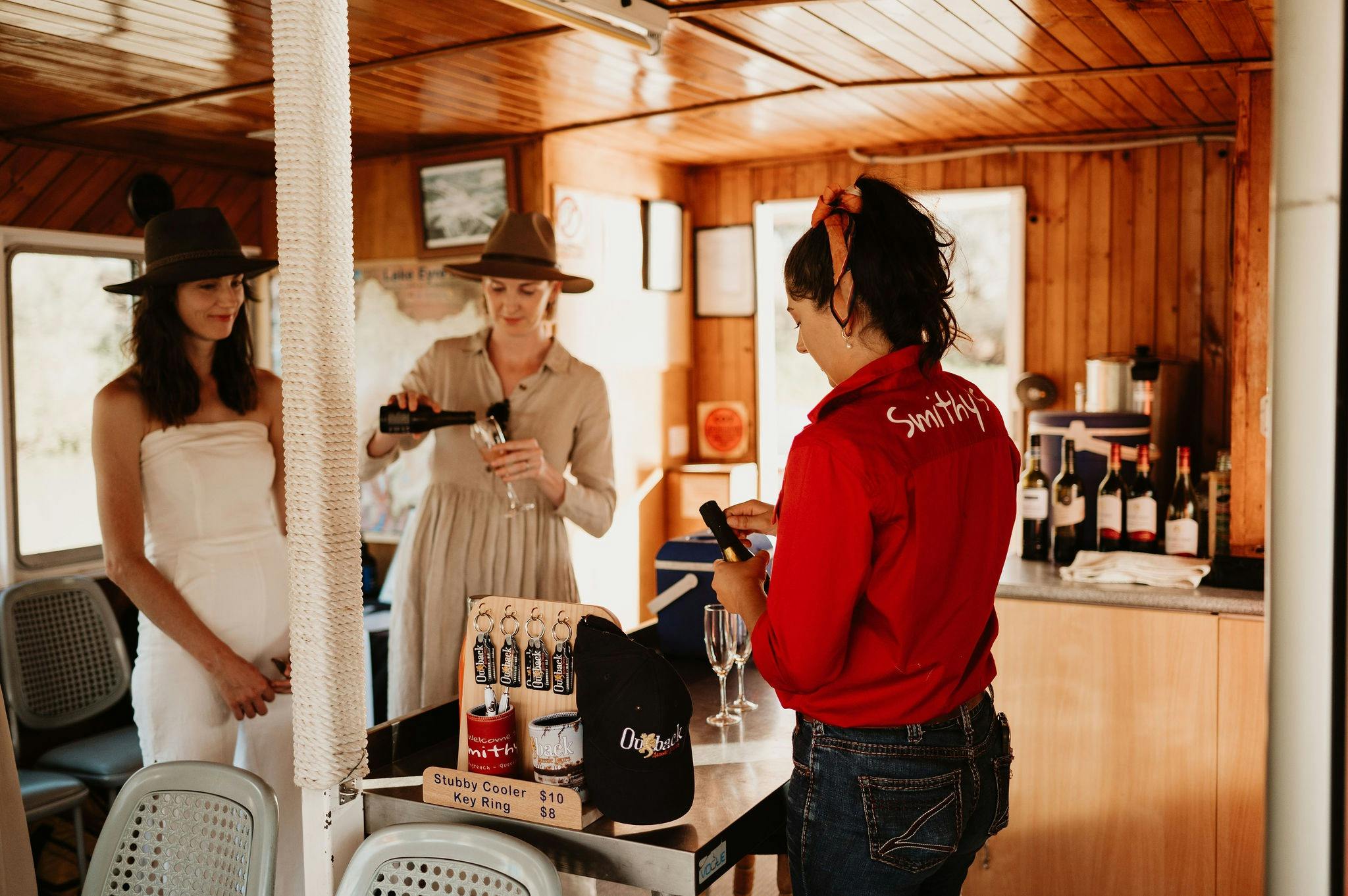 Variety of drinks available for purchase