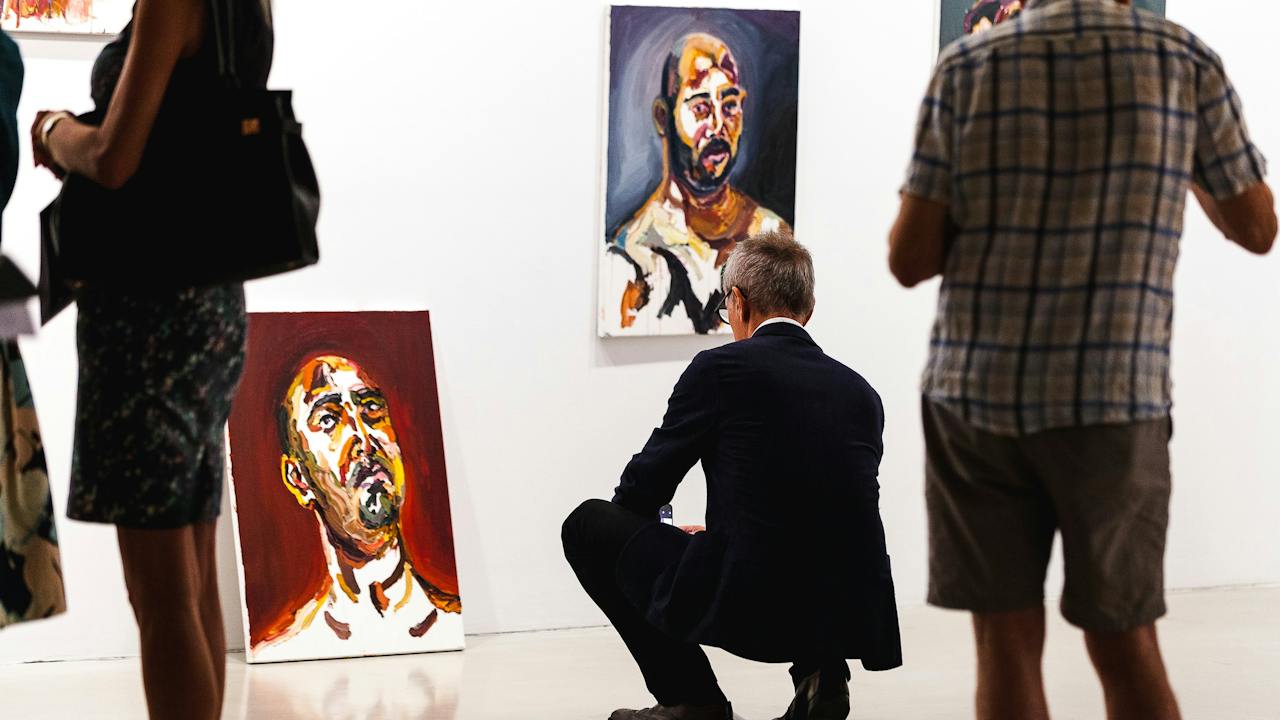 Another Day in Paradise exhibition opening