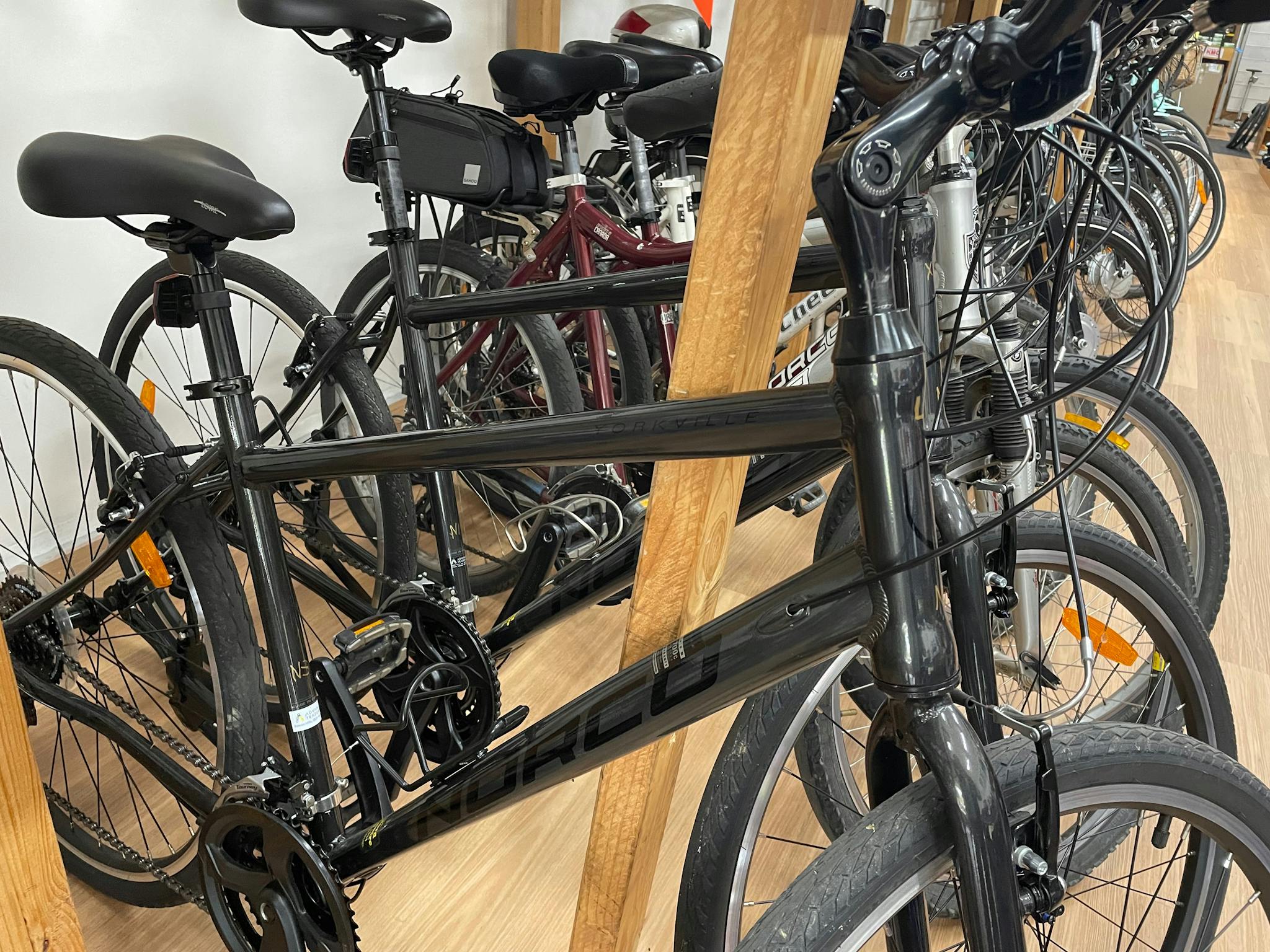 Hire bikes at Myrtleford Cycle Centre