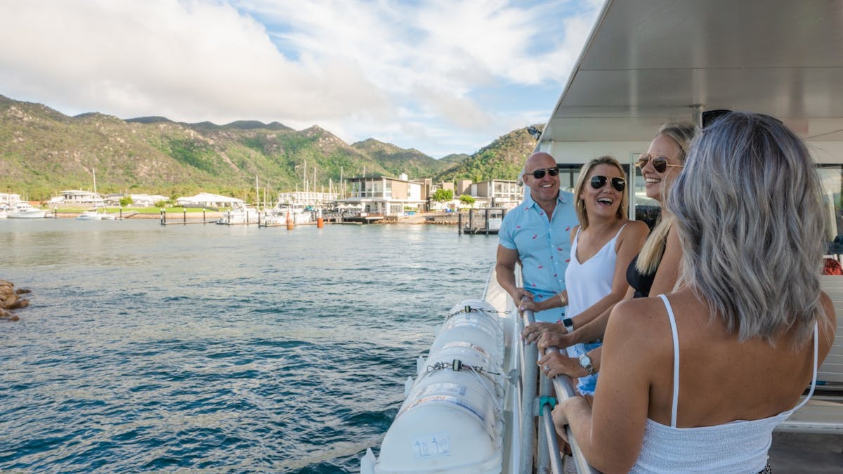Guests enjoy the quick 20min trip to Nelly Bay on Magnetic Island