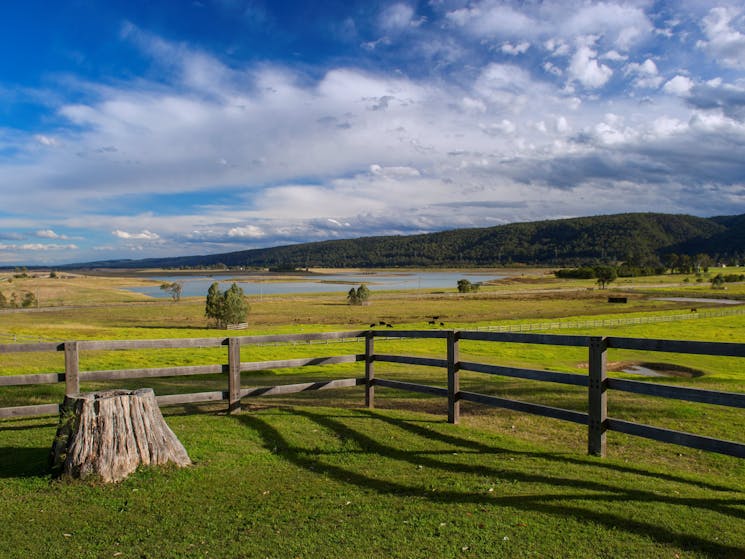 View of Penrith Lakes from Castlereagh Hall