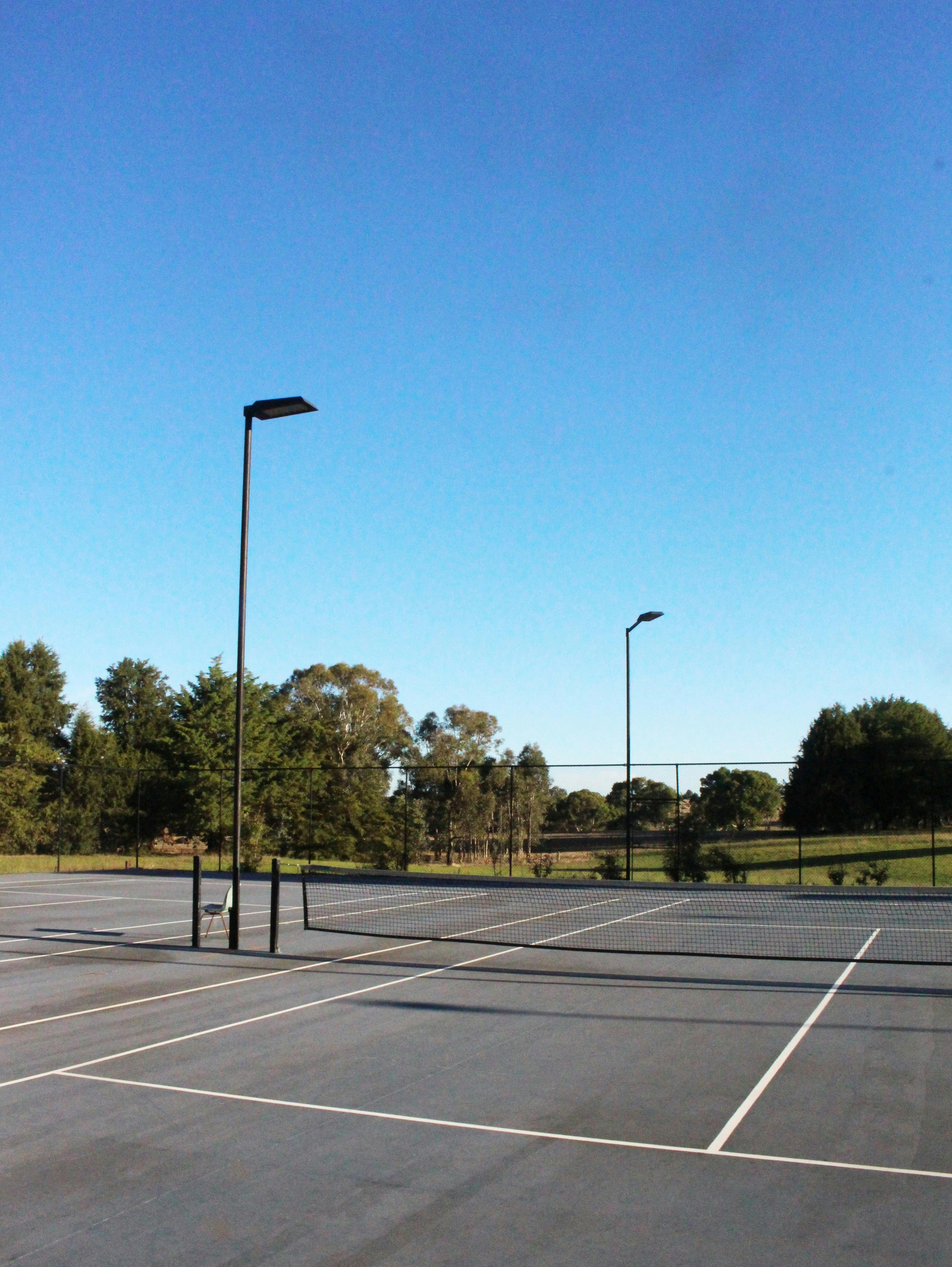 tennis courts at wombat