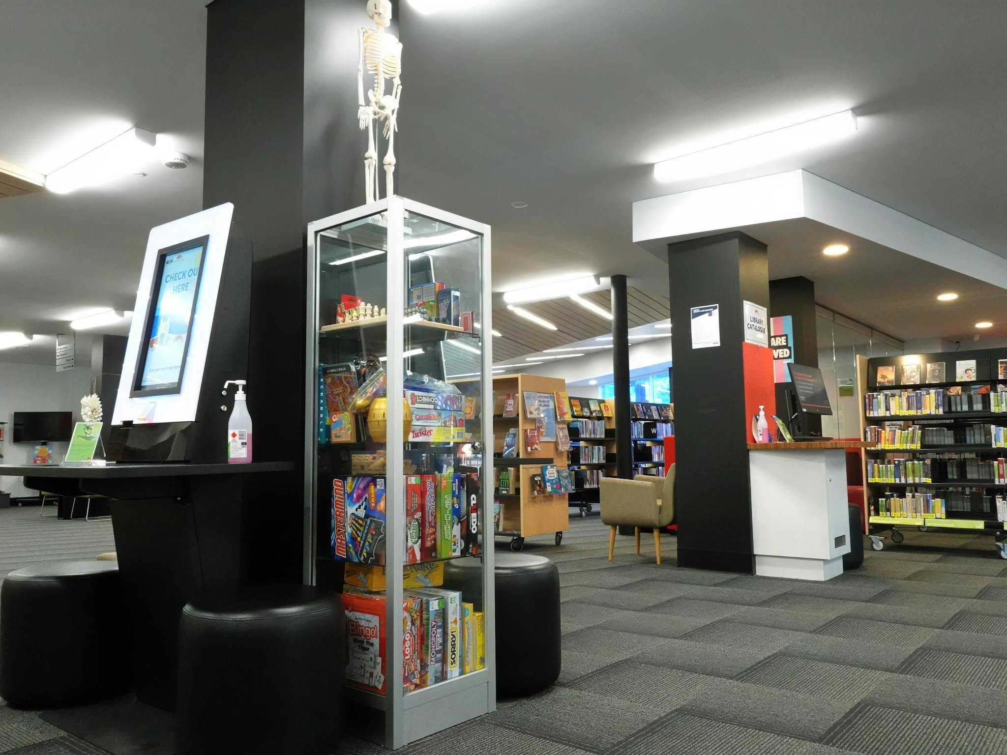 Self Serve check out at the Benalla Library