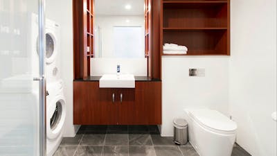 Bathroom and Laundry Facilities at Abode Narrabundah