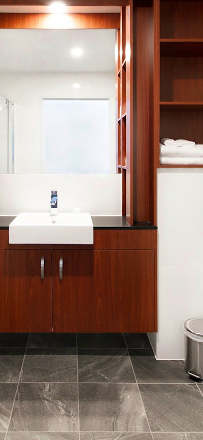 Bathroom and Laundry Facilities at Abode Narrabundah