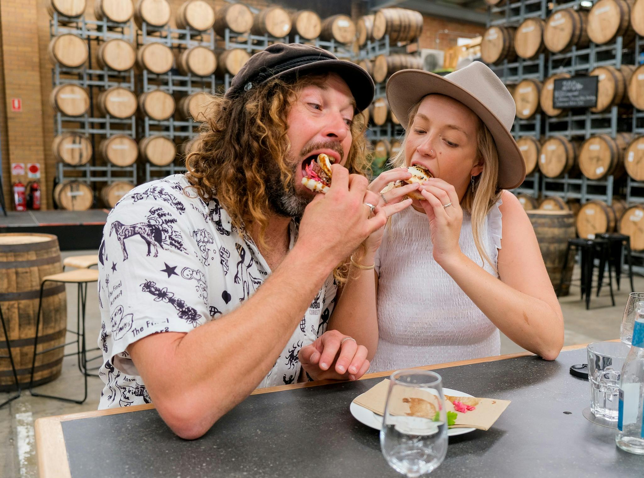 Our brewgustation tours include food at every stop.