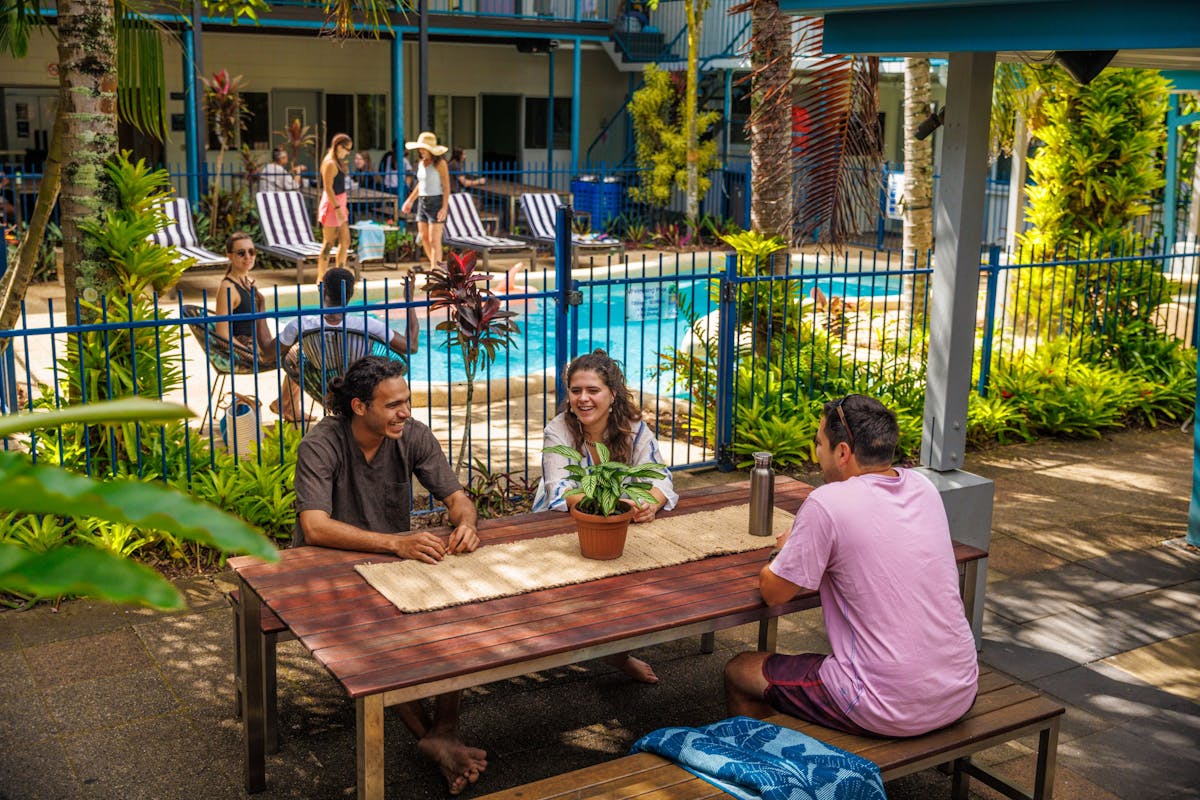 YHA Cairns outdoors area