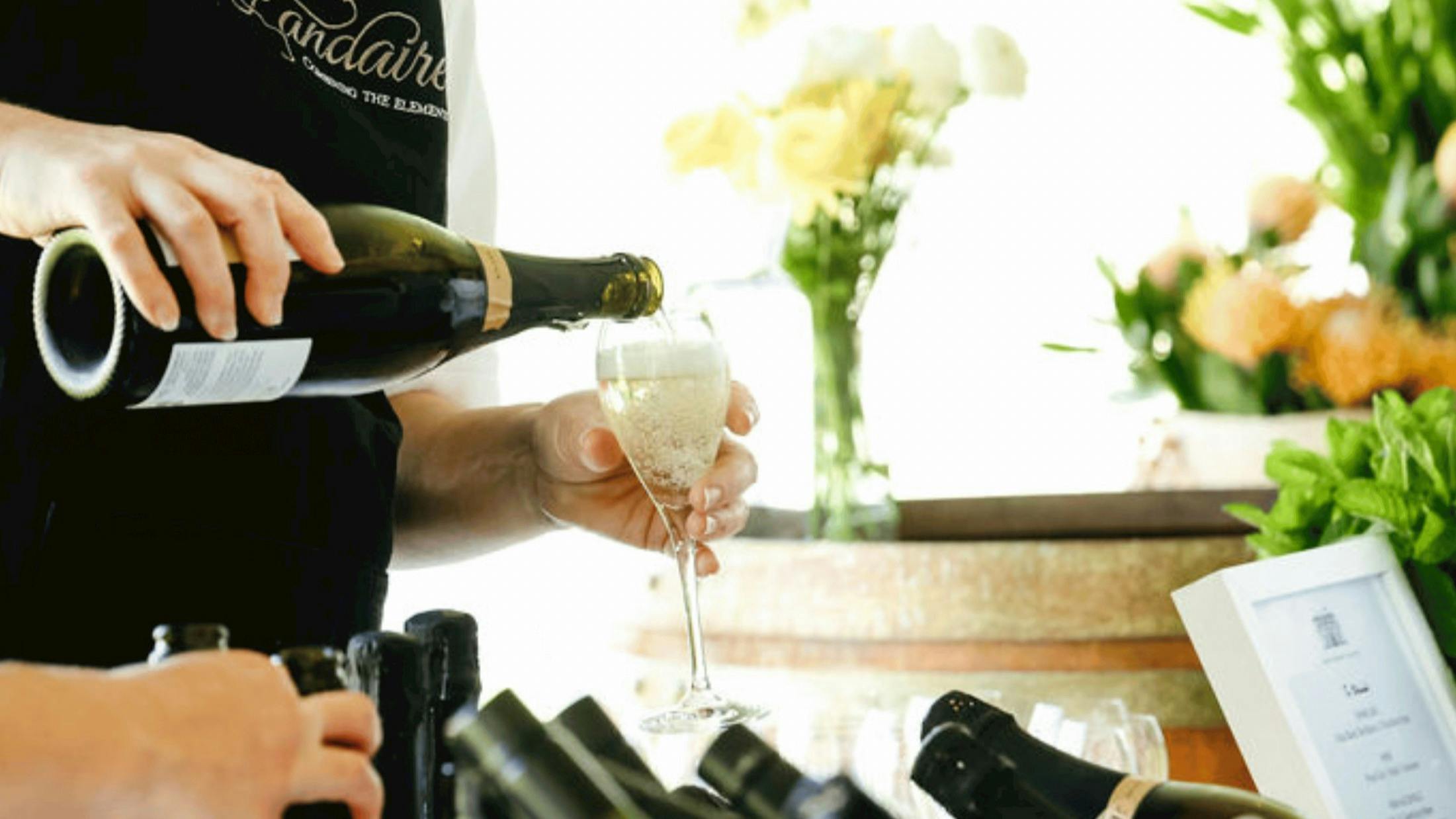 Pouring Eliza Sparkling