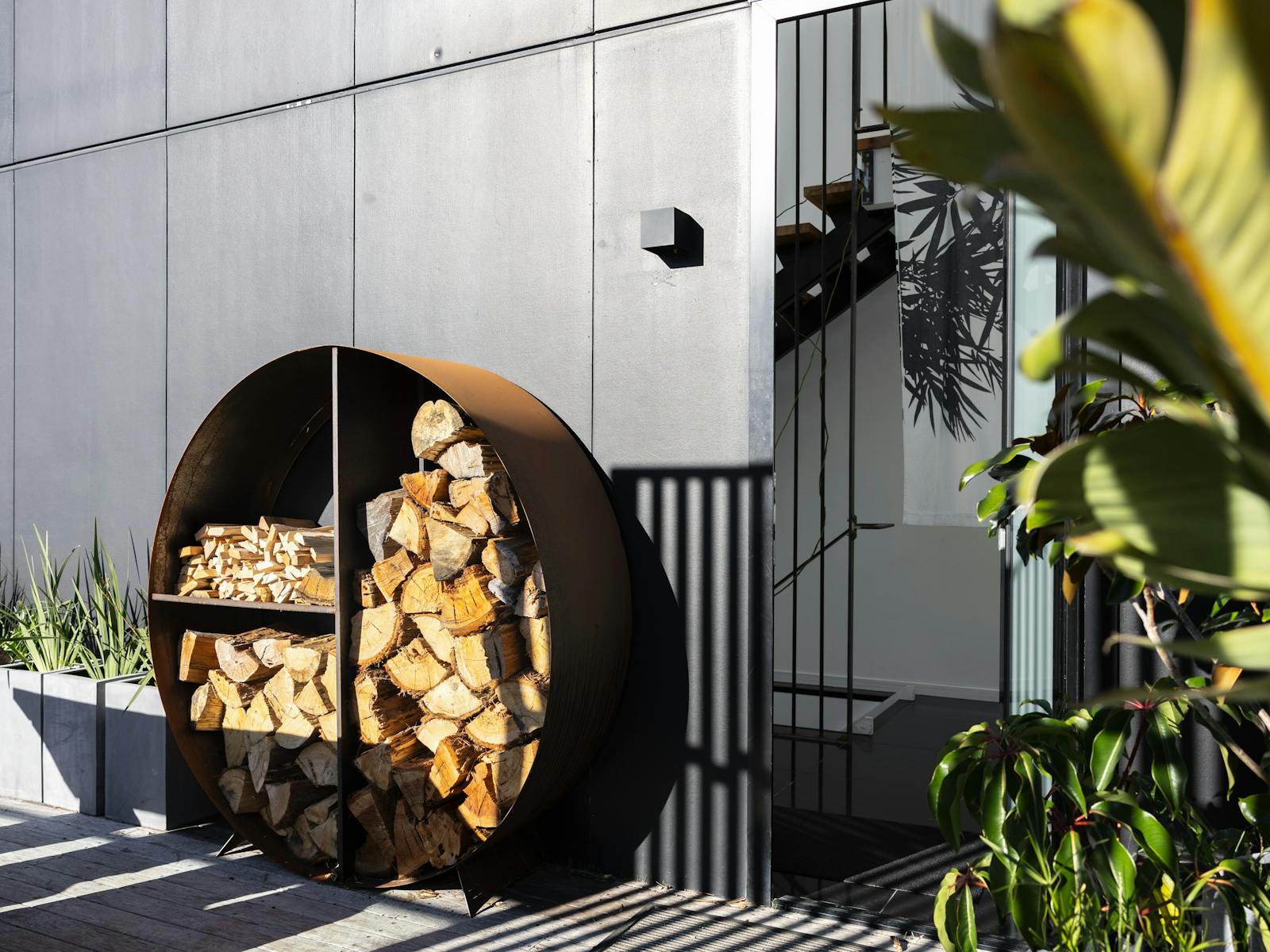 You don't have to go far to keep the fire roaring in winter times.