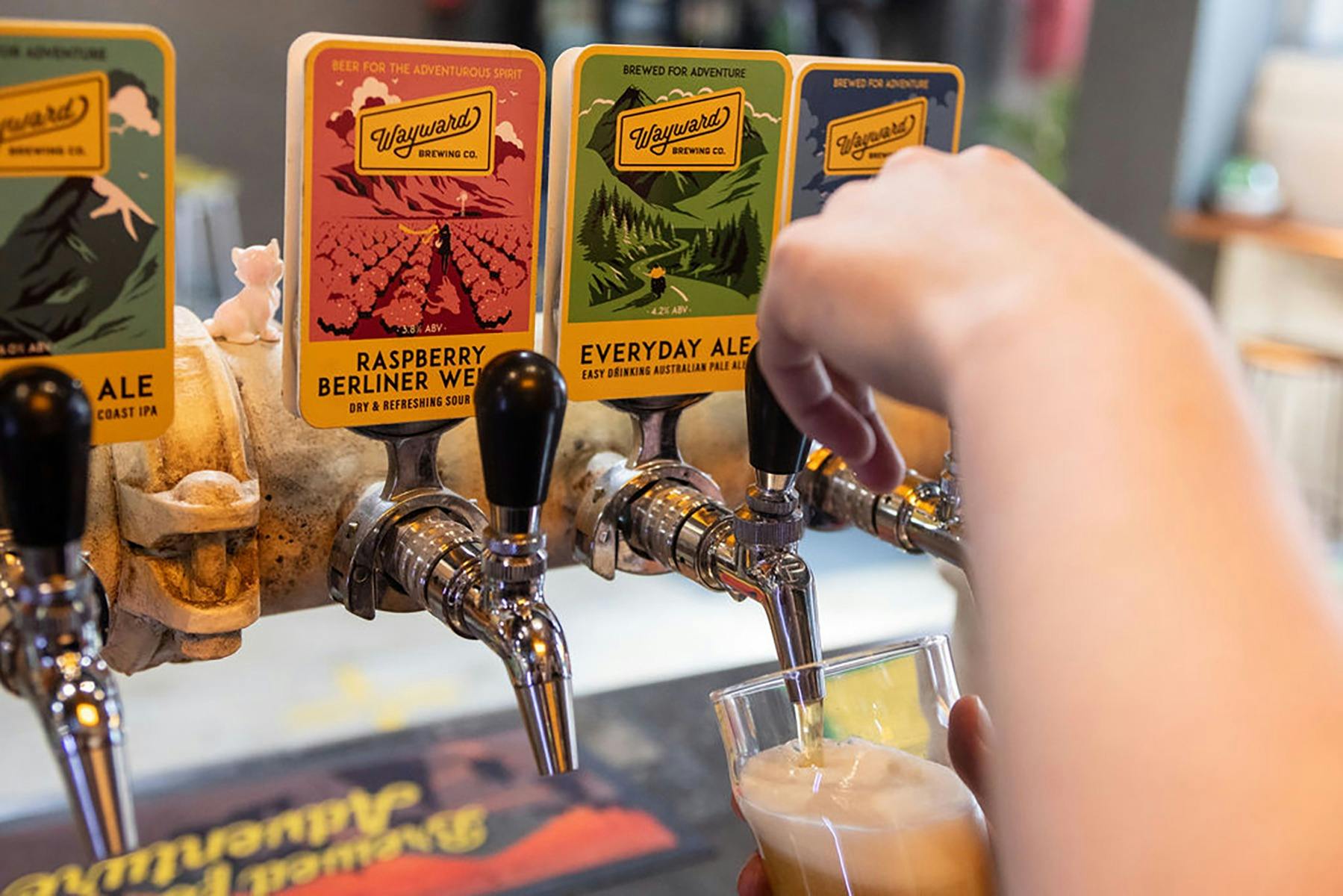 Wayward Brewing Co. Taps