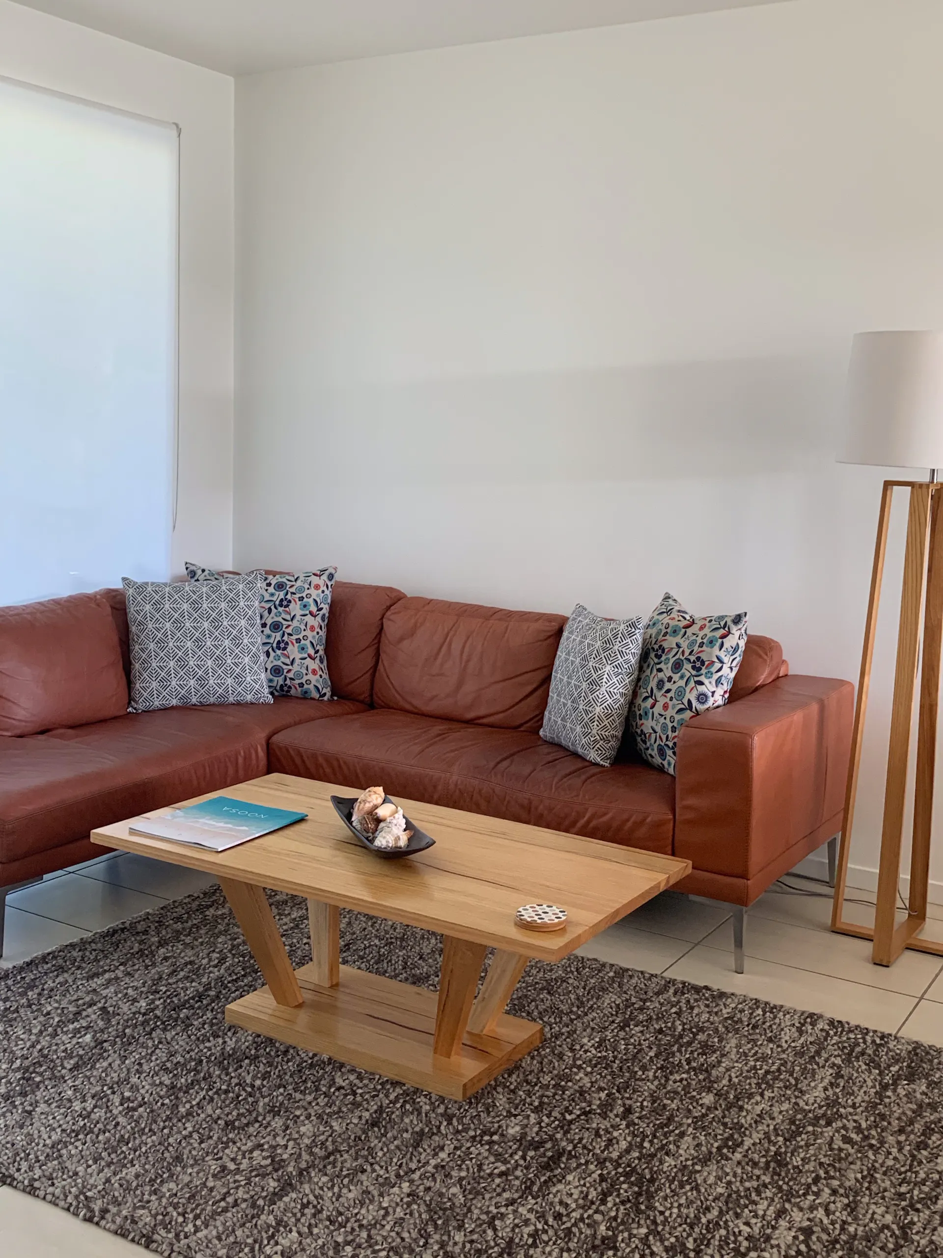 Lounge area of combined living room