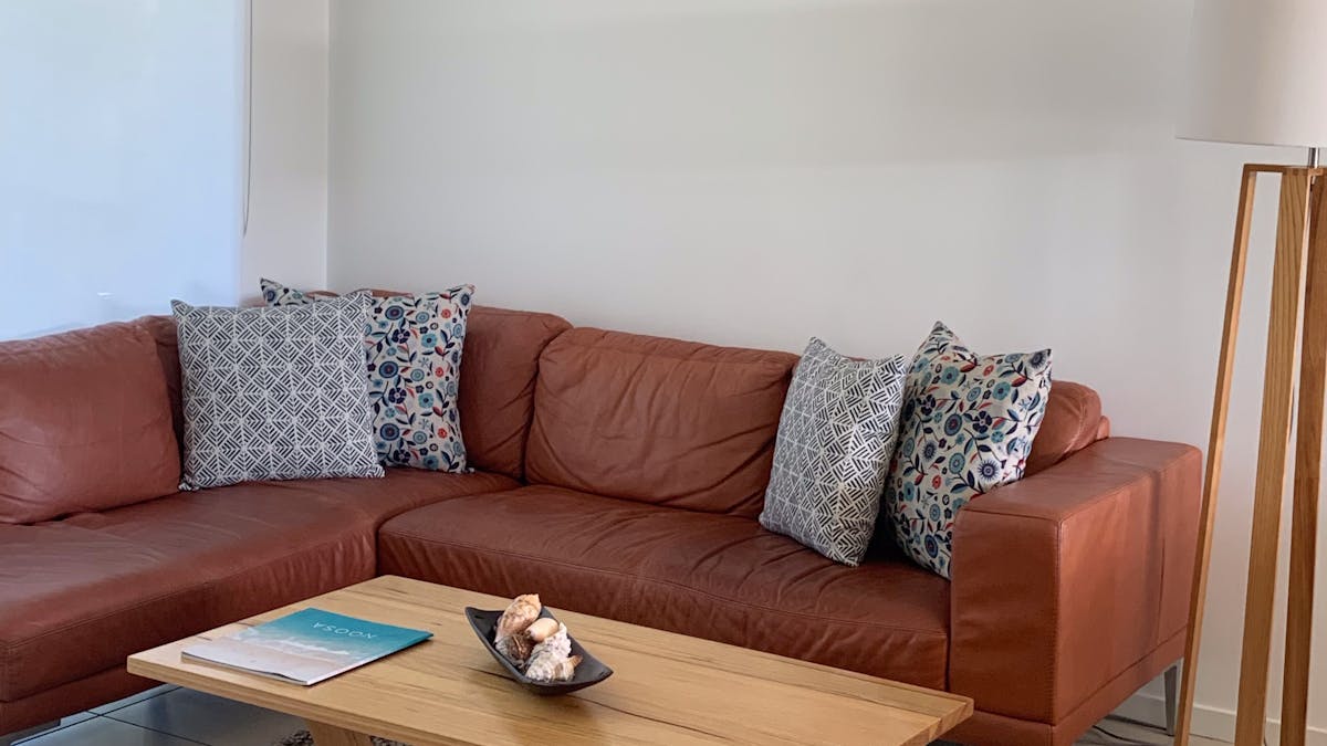 Lounge area of combined living room