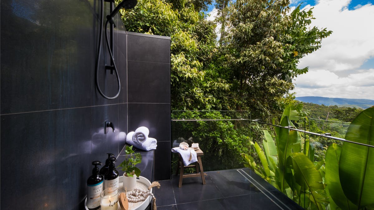 outside shower
