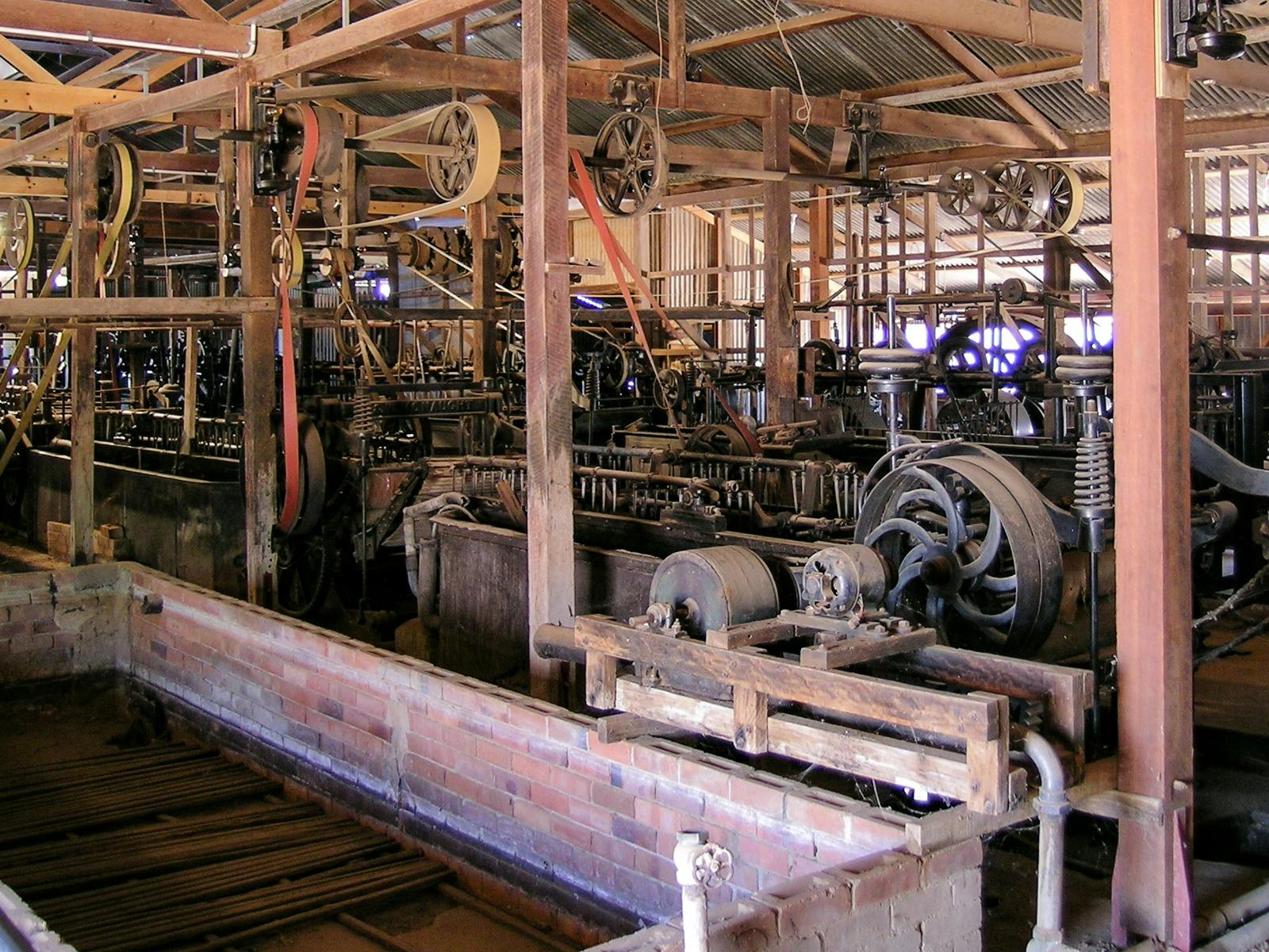 Blackall Historical Woolscour, scouring machinery, wool industry, tourist attraction