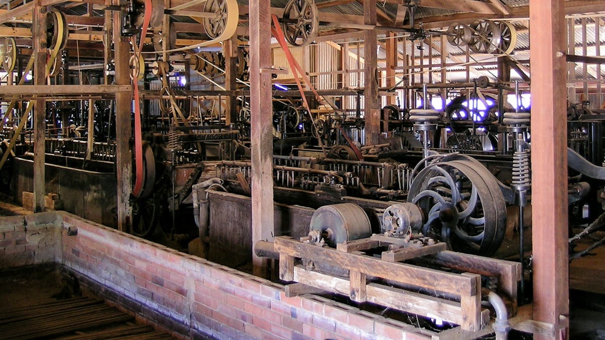 Blackall Historical Woolscour, scouring machinery, wool industry, tourist attraction