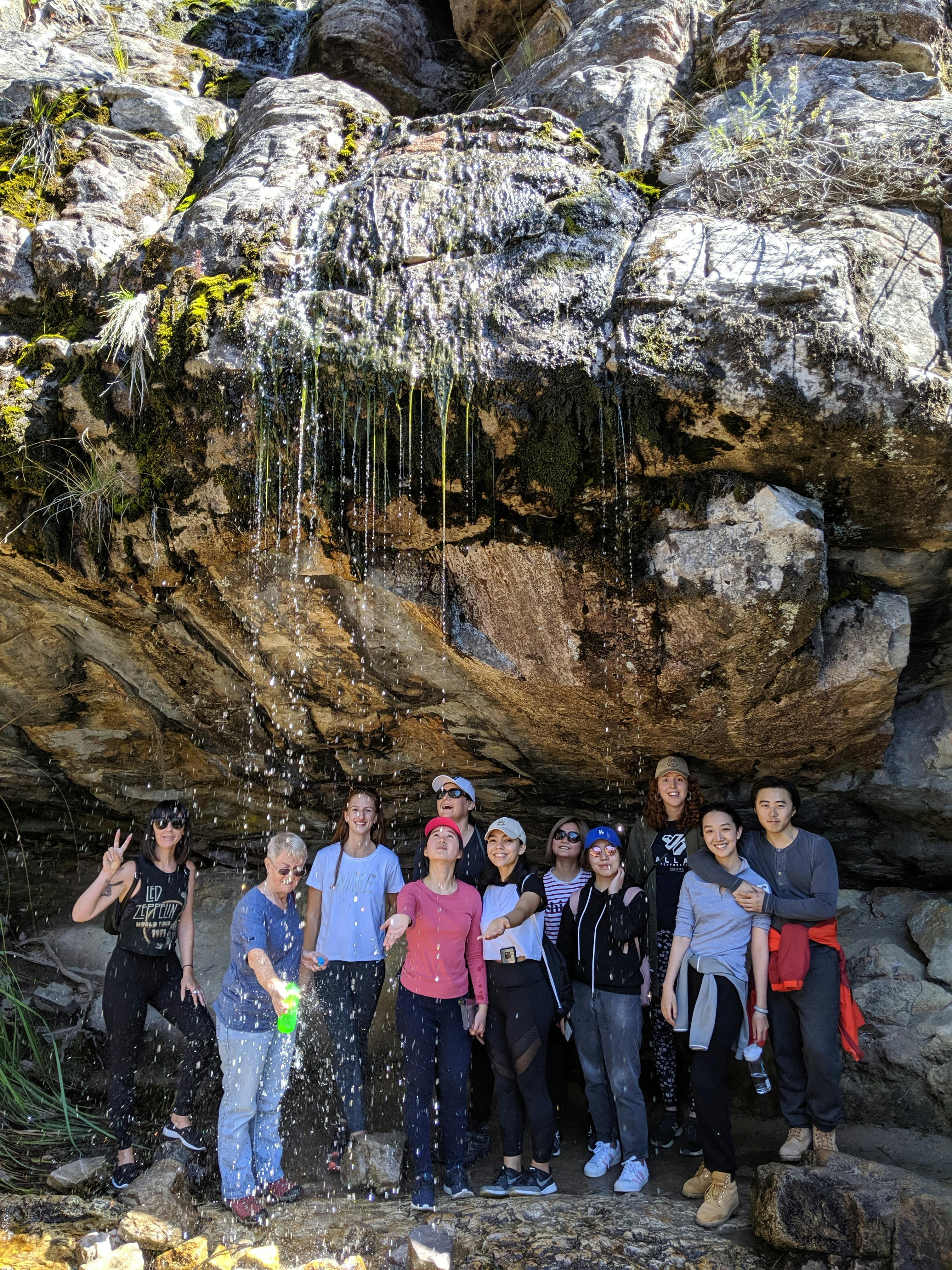 Bridal Veil Falls on the Pinnacles Hike