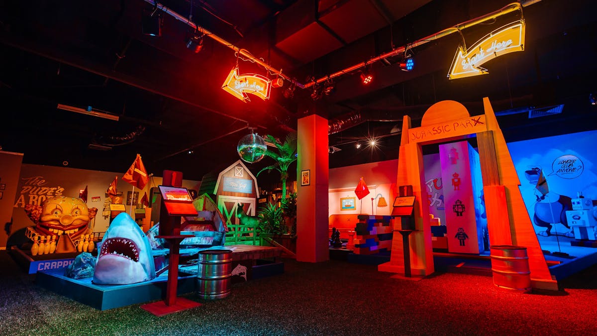 Holey Moley mini golf in Surfers Paradise